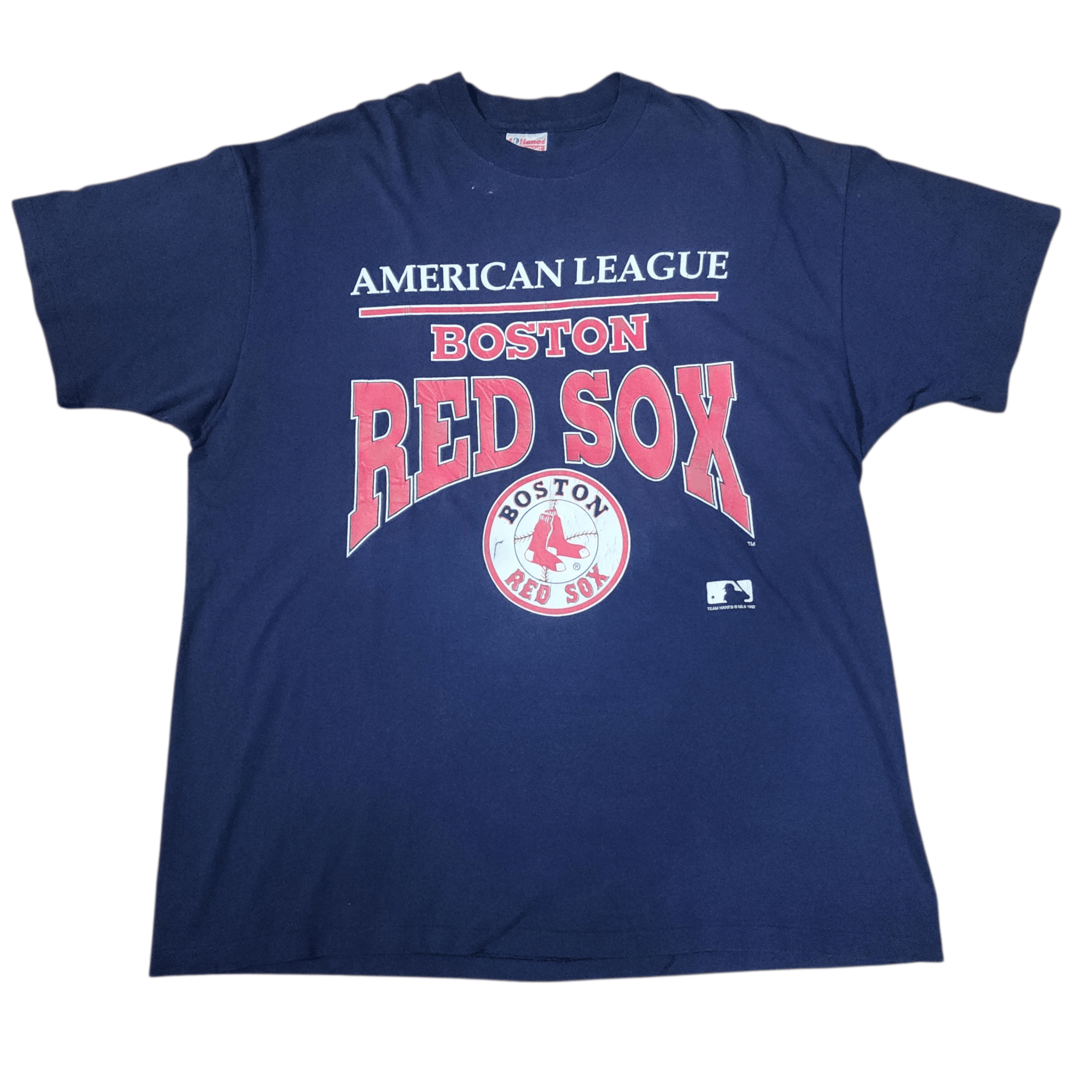 Vintage Vintage 1992 Boston Red Sox Shirt Hanes 90s MLB Tees Size US XXL / EU 58 / 5 - 1 Thumbnail
