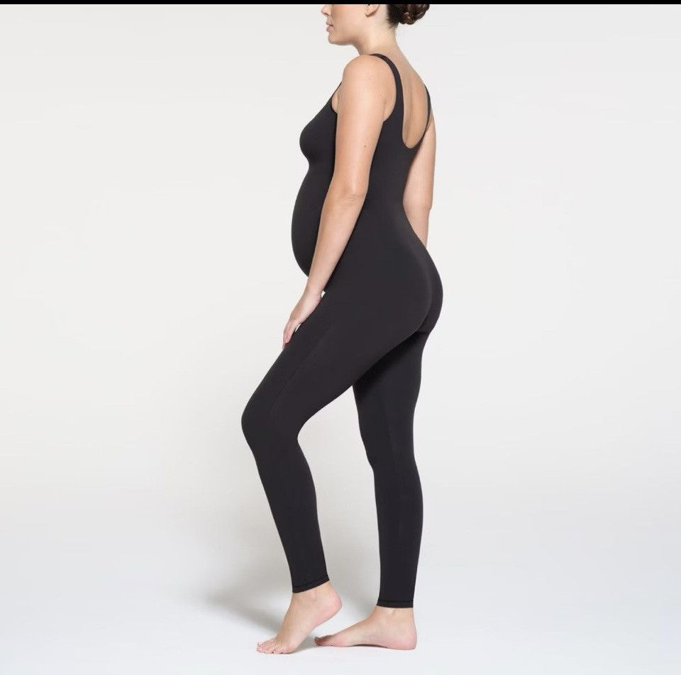 SKIMS Skims Fits Everybody MATERNITY CATSUIT Size M NWT Onyx NWT Size 30" / US 8 / IT 44 - 3 Thumbnail