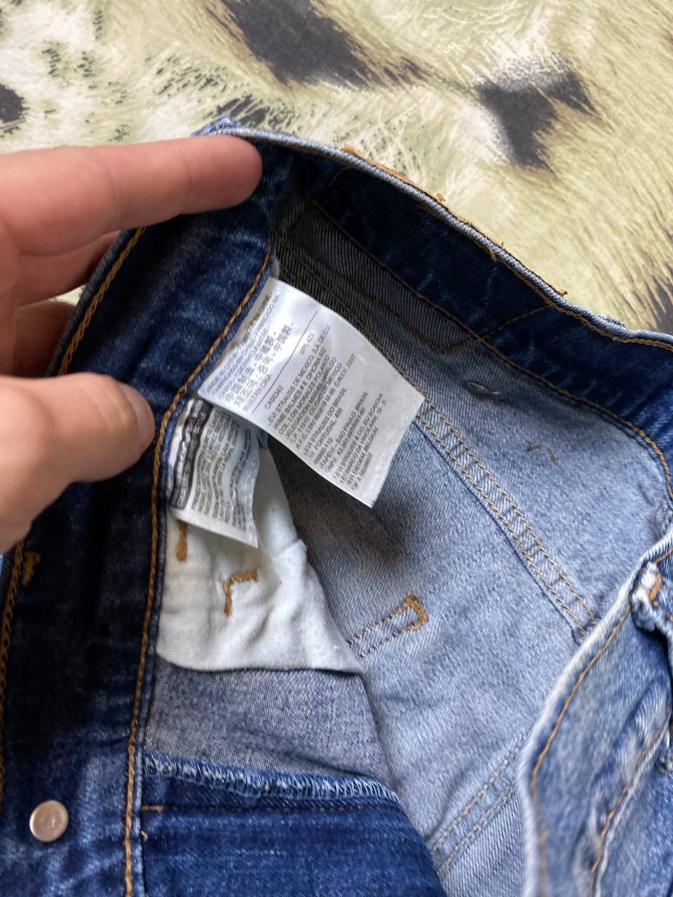 Levi's × Vintage VINTAGE Levis 505 FADED WASH DISTRESSED JEAN DENIM PANTS Size US 32 / EU 48 - 3 Thumbnail