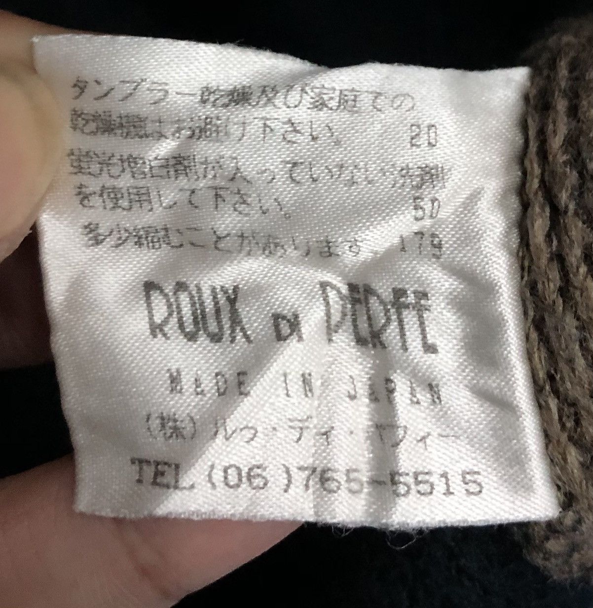 Japanese Brand Vintage Roux Di Perfe Internazionale Made In Japan Knitwear Size US L / EU 52-54 / 3 - 9 Thumbnail