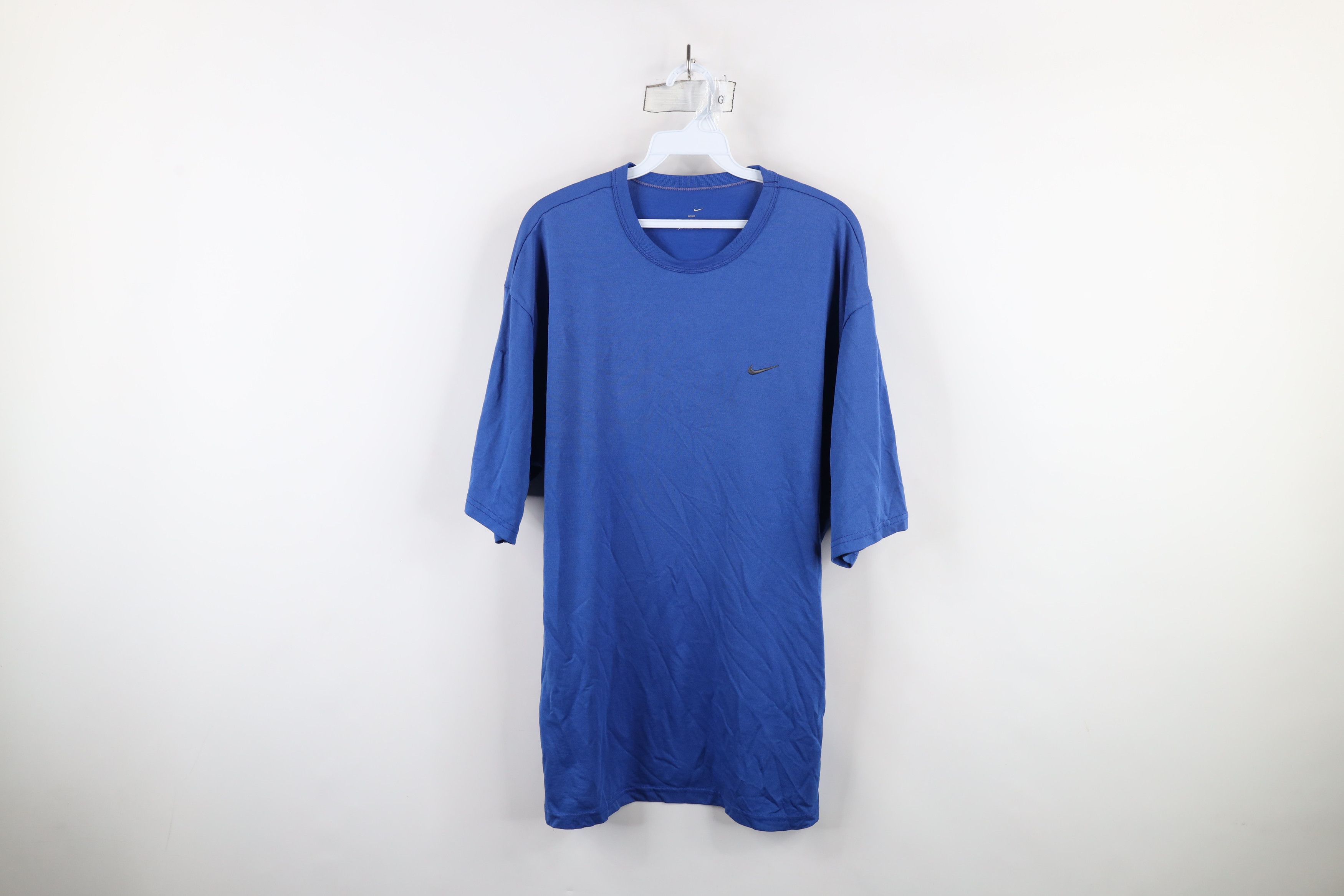 Nike × Vintage Vintage Y2K Nike Travis Scott Mini Swoosh Knit T-Shirt Size US L / EU 52-54 / 3 - 1 Thumbnail
