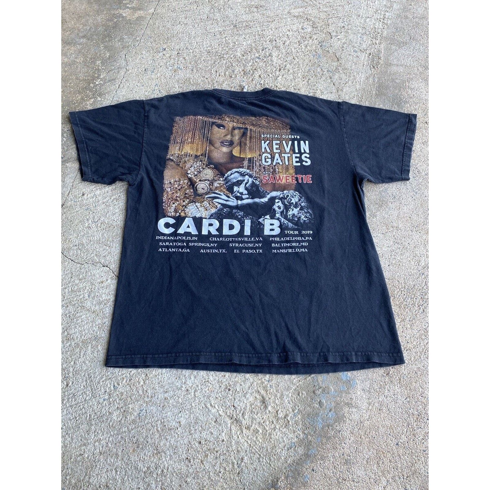 Band Tees Cardi B Kevin Gates Saweetie Double Sided Vintage Shirt Size US M / EU 48-50 / 2 - 4 Thumbnail