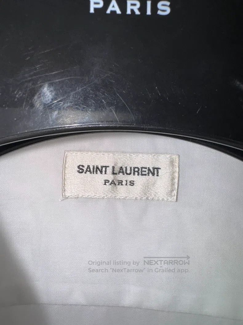 Saint Laurent Paris Saint Laurent Paris Soft cotton pure white accordion shirt Size S / US 4 / IT 40 - 6 Thumbnail