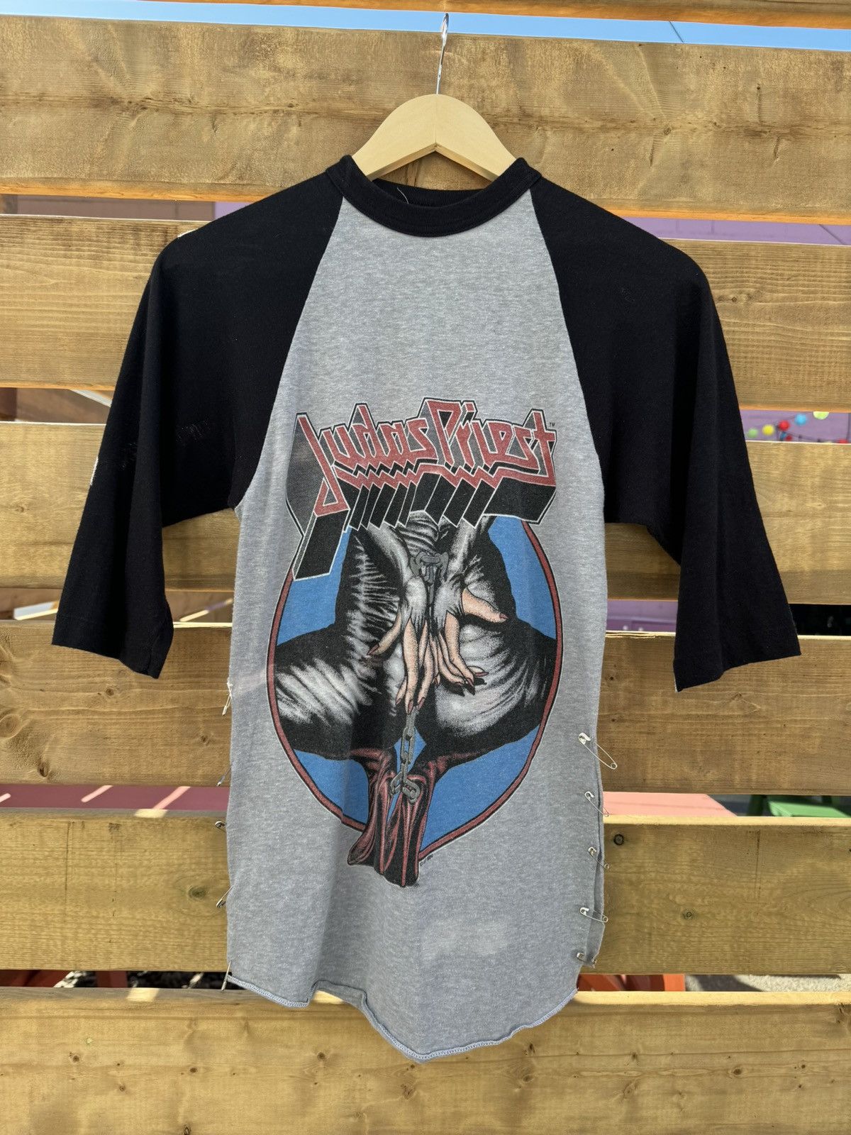 Band Tees × Judas Priest × Vintage 1984 Judas Priest Tour Ragland Shirt ...