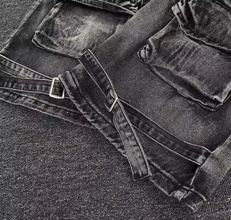 Japanese Brand × Jean Multi-pocket Bottom Belt Baggy Jean Size US 32 / EU 48 - 7 Thumbnail