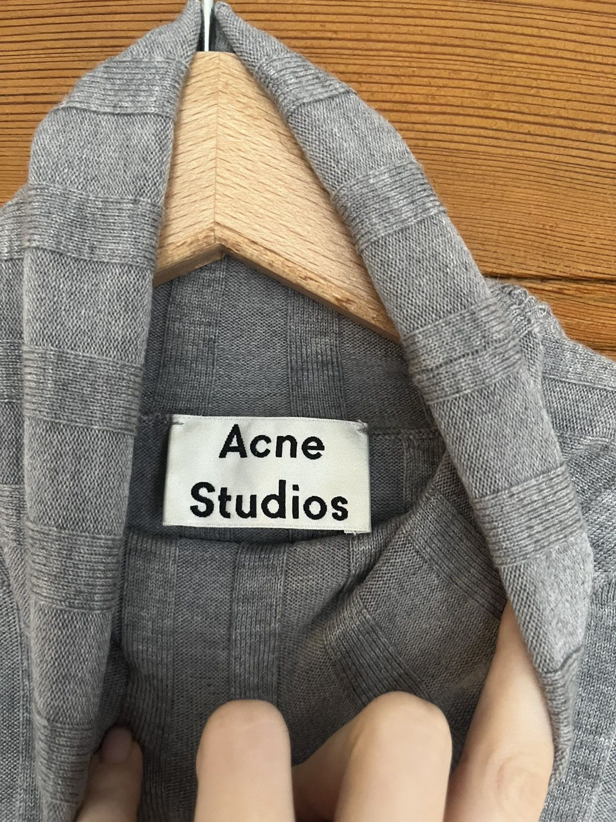 Acne Studios Gray roll-neck Size XS / US 0-2 / IT 36-38 - 7 Thumbnail