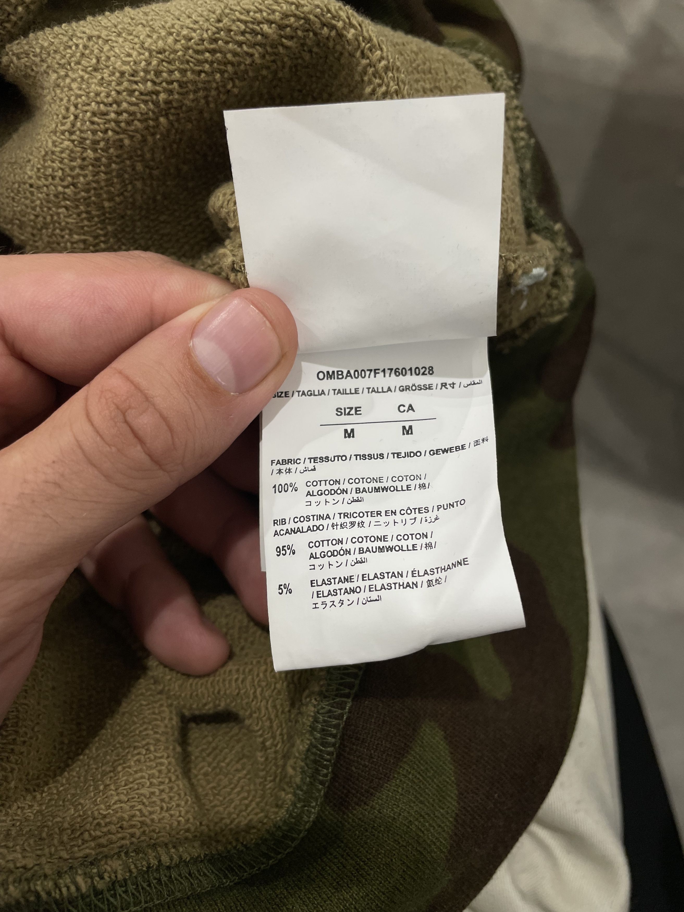 Off-White Off White Crewneck Duck Camo Used Medium (Runs Big) Size US M / EU 48-50 / 2 - 5 Thumbnail