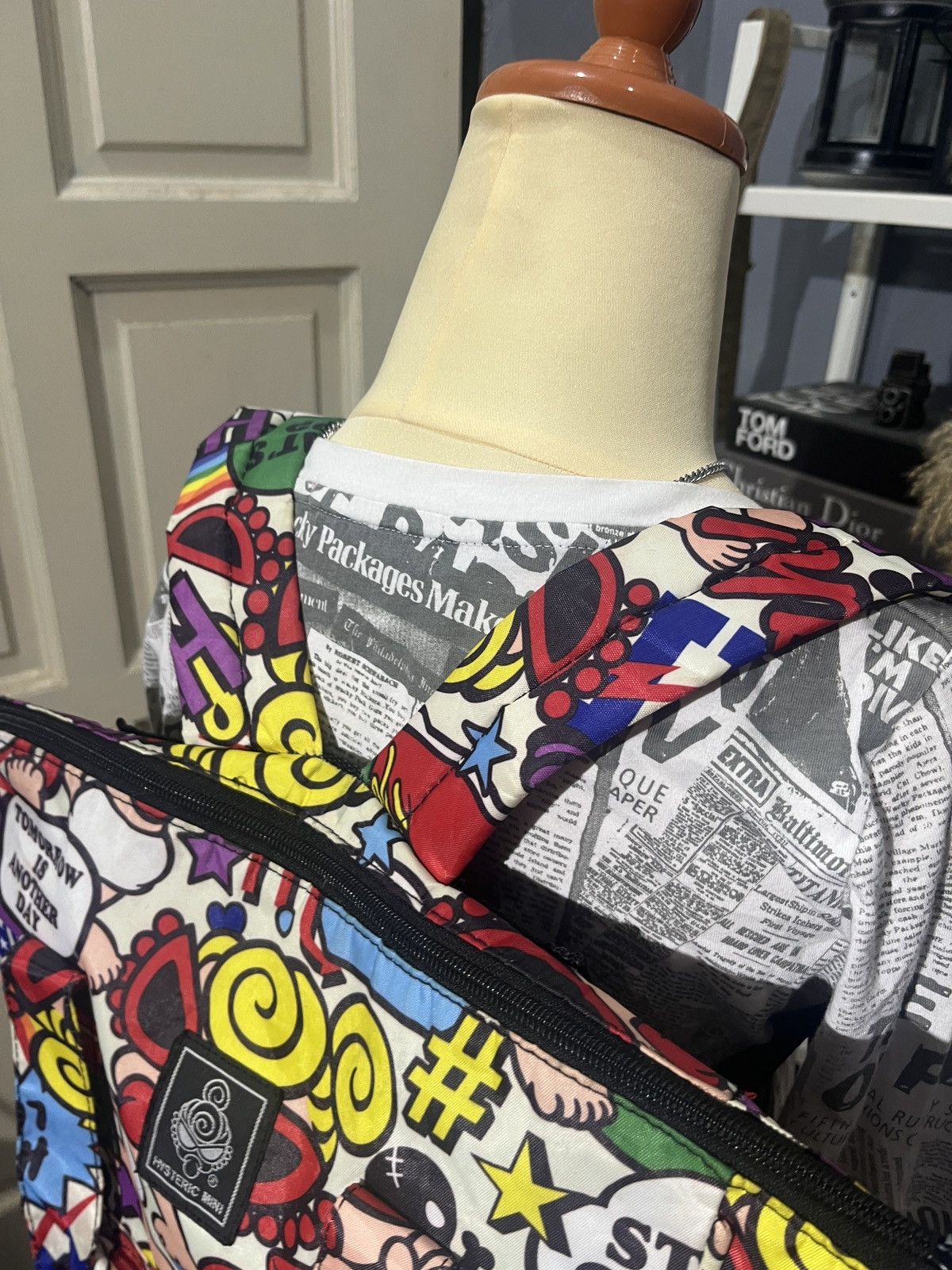 Hysteric Glamour × Japanese Brand 2 Way Hysteric Glamours Mini Backpack & Tote Bag Full Print Size ONE SIZE - 12 Thumbnail