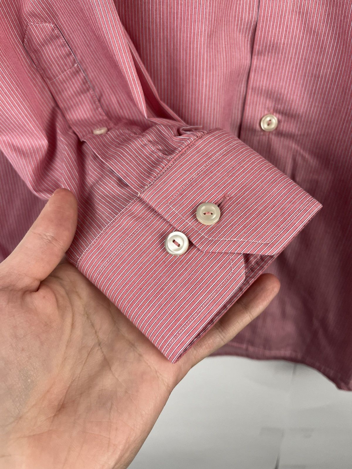 Eton Eton Luxury Striped Cotton Long Sleeve Shirt Button Up Size US L / EU 52-54 / 3 - 5 Thumbnail