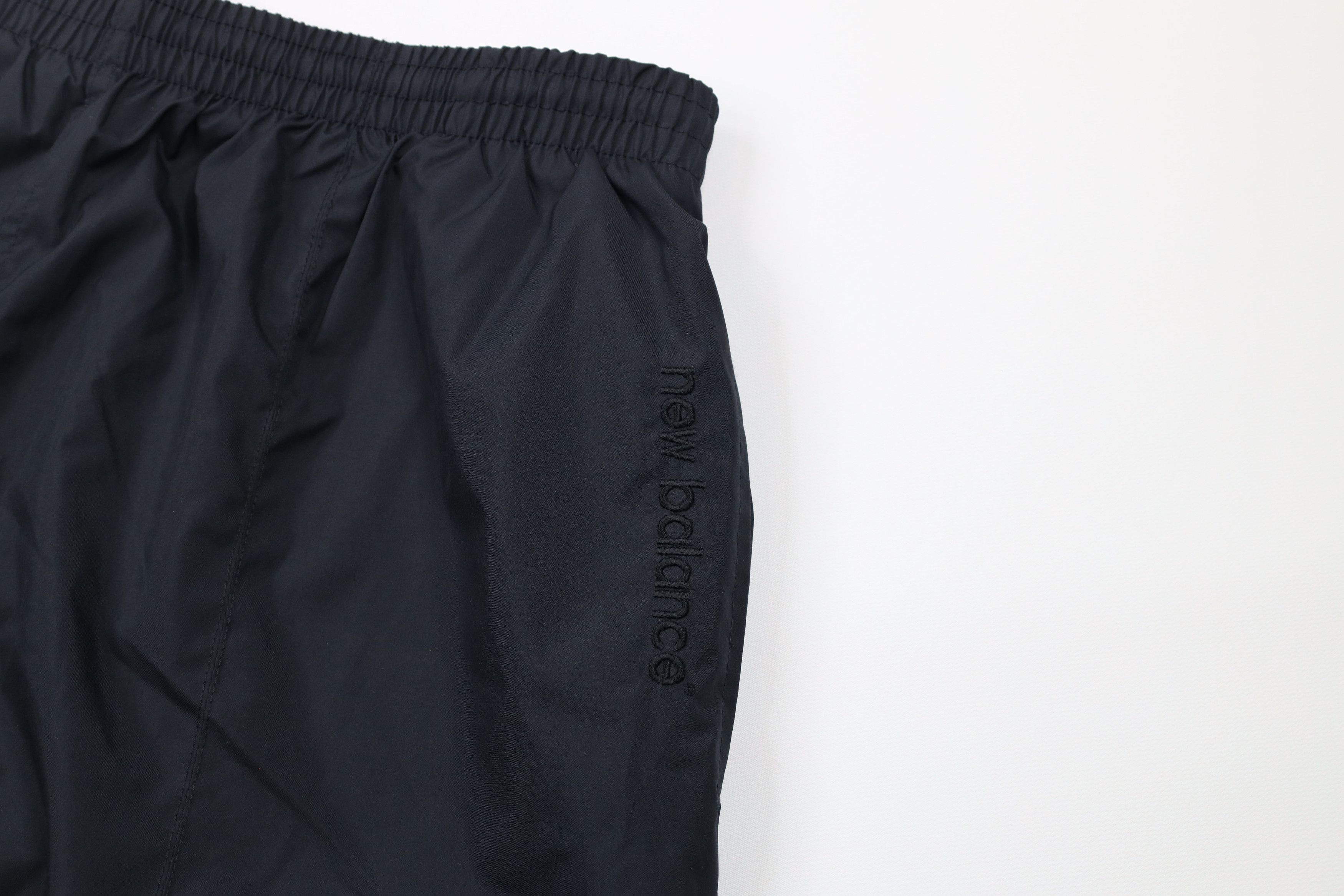 New Balance × Vintage Vintage 90s New Balance Running Windbreaker Pants Black Size US 38 / EU 54 - 5 Thumbnail