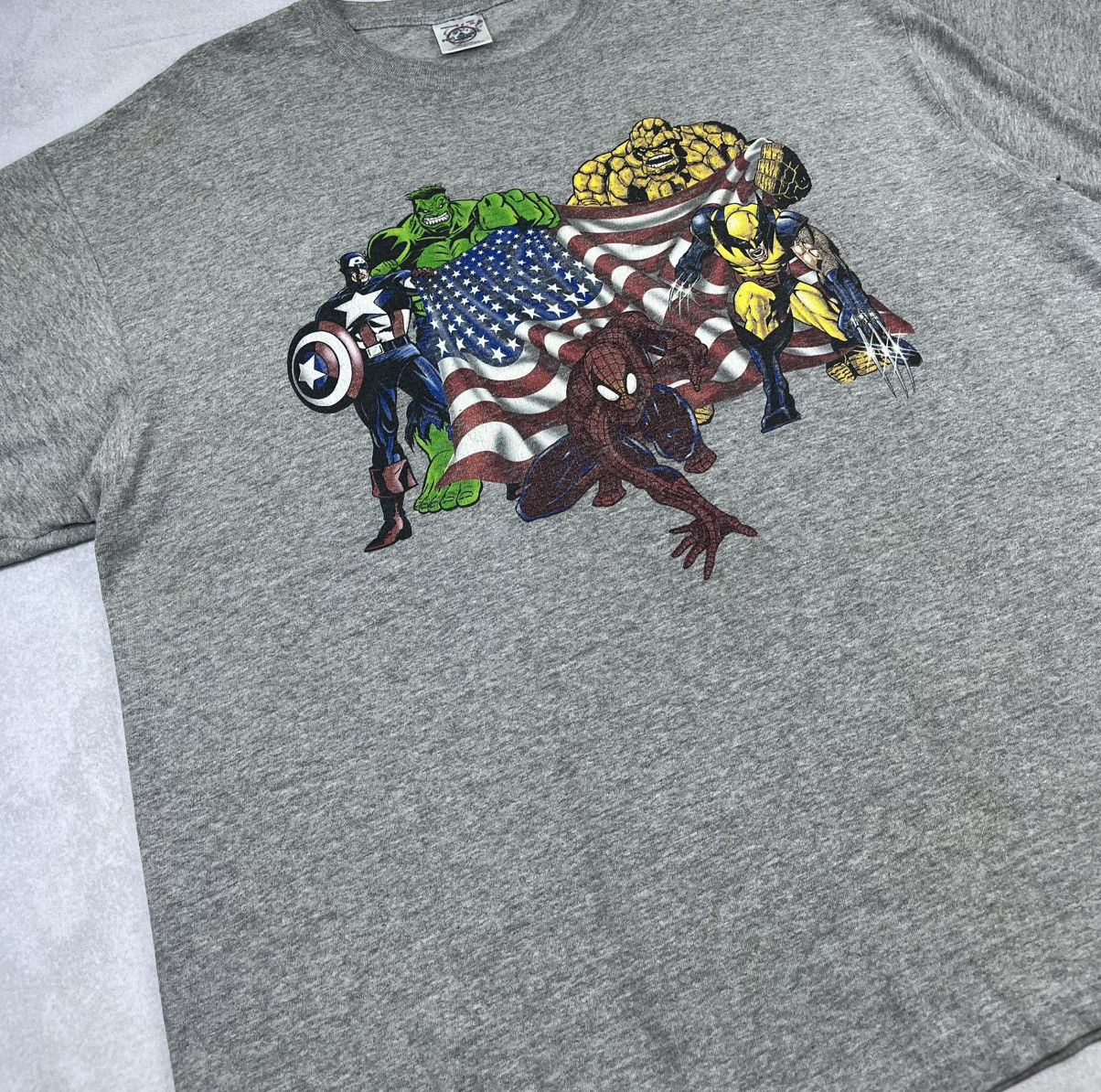 Marvel Comics × Vintage Vintage Marvel Comics Rare Size US XL / EU 56 / 4 - 4 Thumbnail