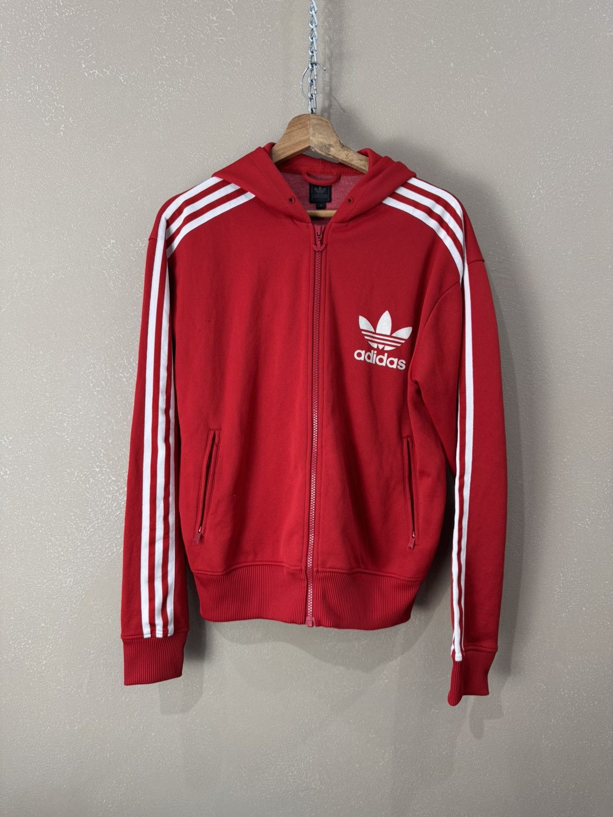 Adidas Vintage Adidas track jacket 00s hoodie Size US M / EU 48-50 / 2 - 1 Thumbnail