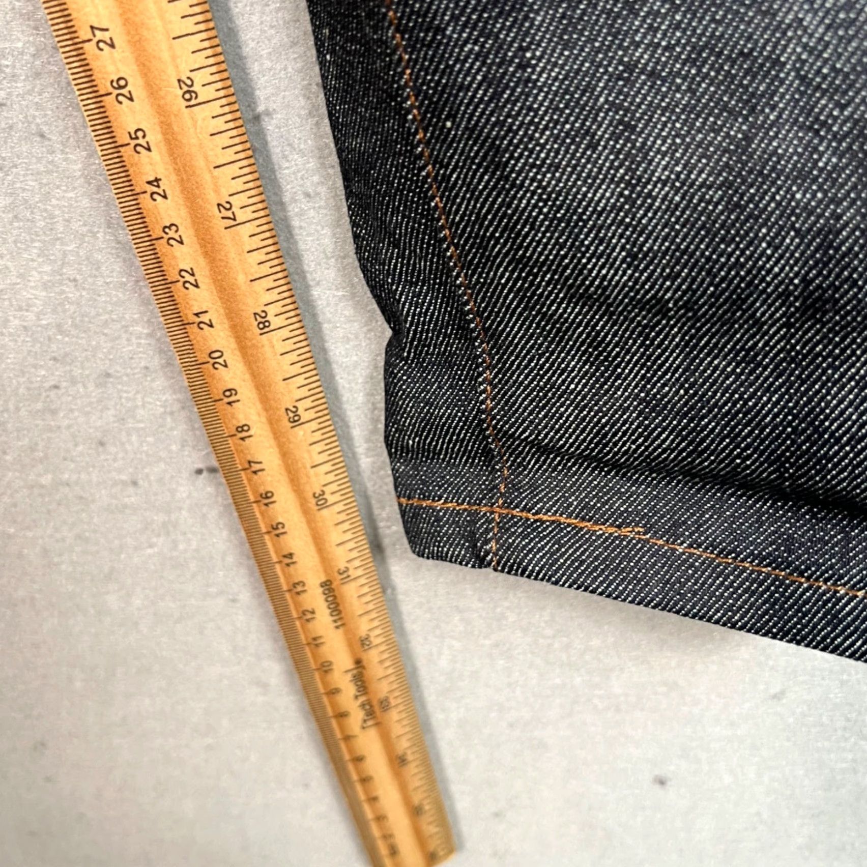 Vintage Naked & Famous Denim Blue Stretch High Rise Skinny Jeans Womens Size 25 Size 42" / US 20 - 7 Thumbnail