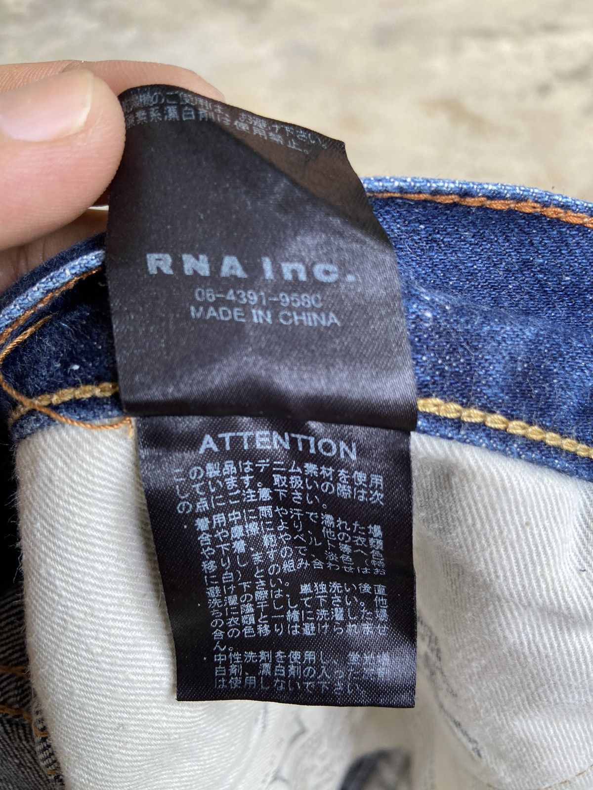 Japanese Brand RNA Japan denim pant Size US 30 / EU 46 - 10 Thumbnail