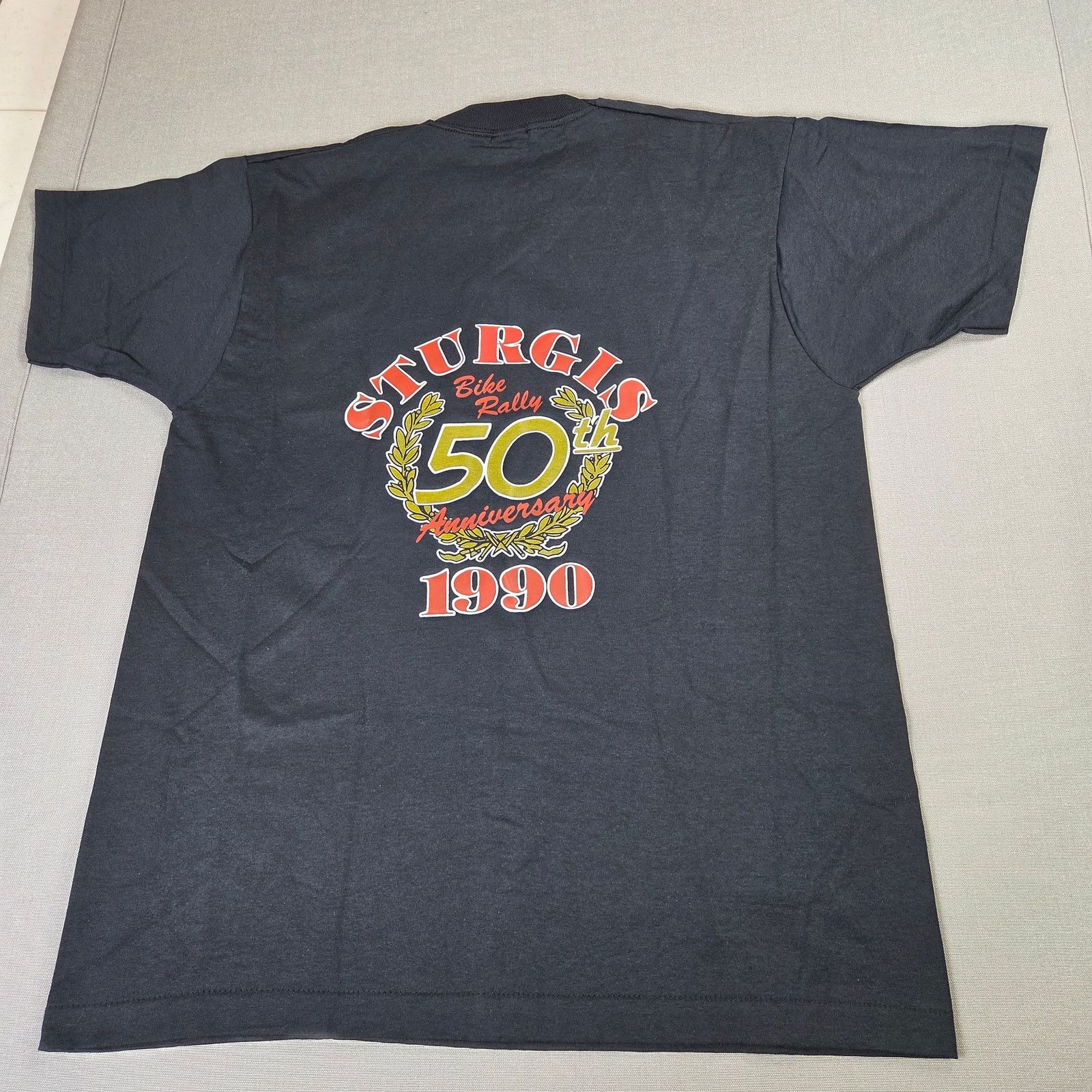 Vintage Screen Stars Sturgis 1990 Vintage Tee Shirt XL USA Made Size US XL / EU 56 / 4 - 3 Thumbnail