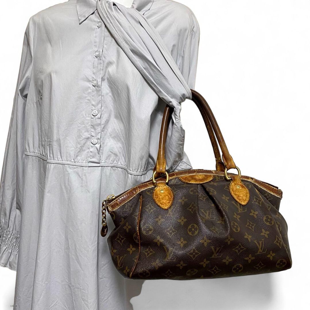 Louis Vuitton Louis Vuitton - Tivoli Leather Handabg Shoulder Bag Brown Size ONE SIZE - 10 Thumbnail