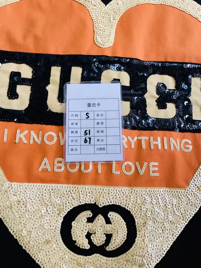 Gucci Gucci Short-sleeved T-shirt letter short-sleeved 2501-Next Size US S / EU 44-46 / 1 - 6 Thumbnail