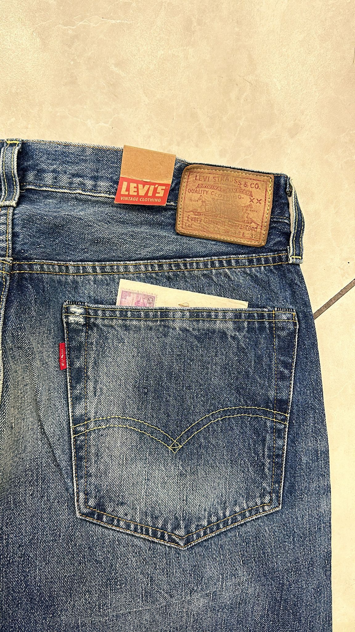 Levi's Vintage Clothing LVC Levi's Vintage Clothing 1954 501XX BigE Selvedge Jeans Size US 34 / EU 50 - 8 Thumbnail