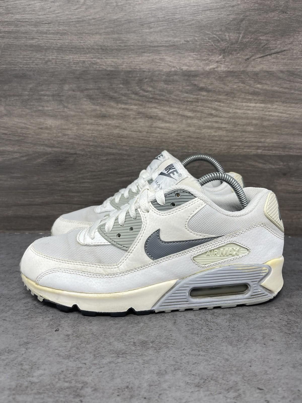 Nike Nike Air Max 90 Sneakers Womens Size 7.5 White Grey Size US 7.5 / IT 37.5 - 1 Thumbnail