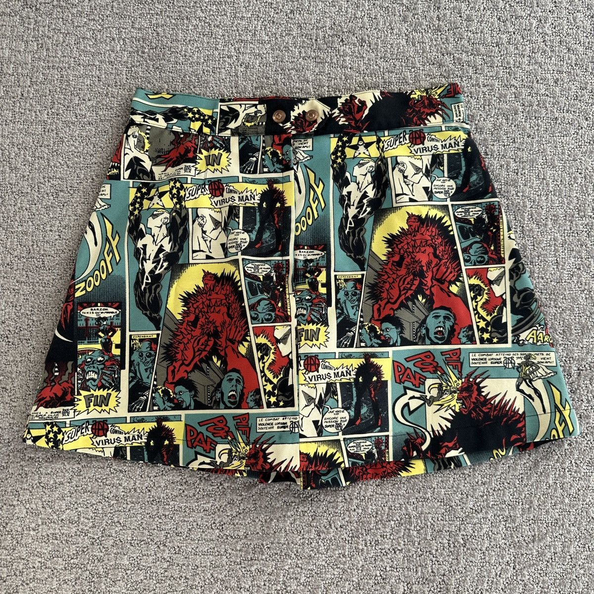 Jean Paul Gaultier × Vintage Jean Paul Gaultier Comic Print Skirt 1995/1996 Size 31" - 1 Thumbnail
