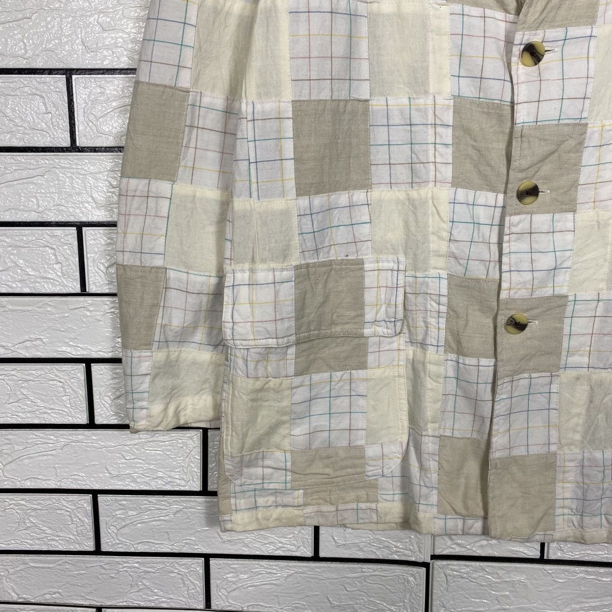 Japanese Brand 📌Vintage Chore Jacket RuffHewn Tartan Patchwork Issey Miyake Size US L / EU 52-54 / 3 - 5 Thumbnail