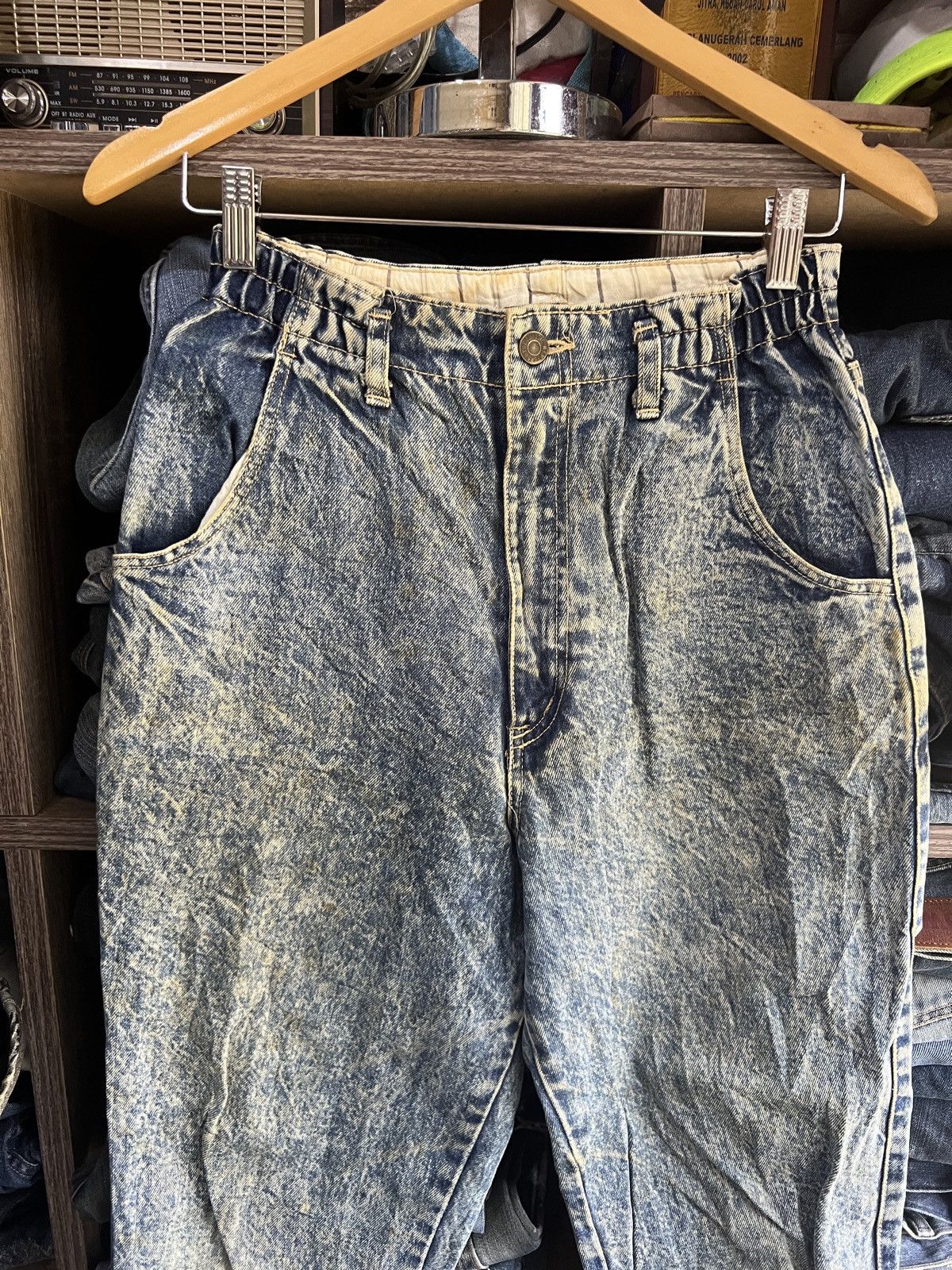 Japanese Brand 🔥Japanese Brand Acid Wash Distressed Denim Size US 27 - 5 Thumbnail