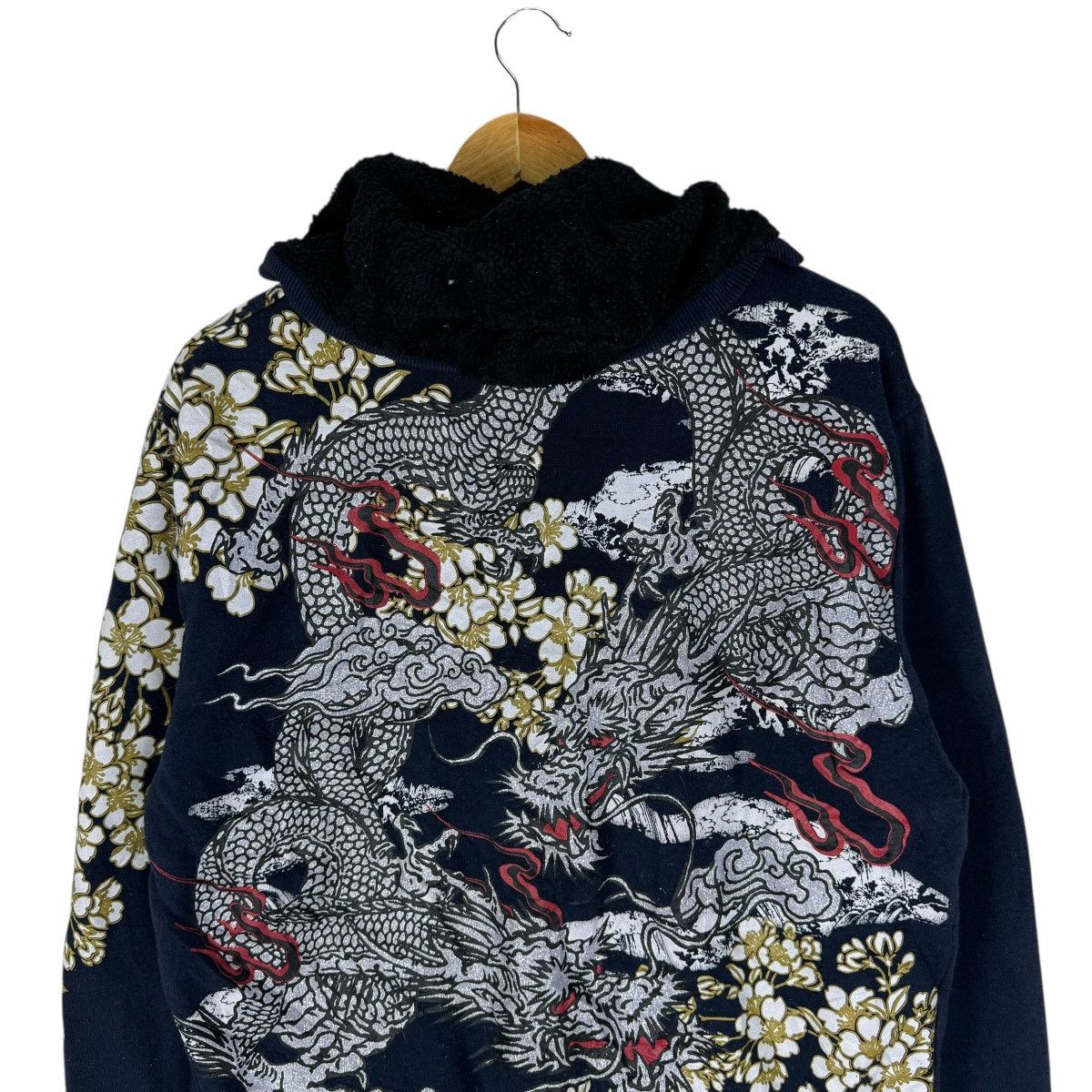 Japanese Brand ☀️SUKAJAN DRAGON HOODIE SWEATSHIRT Size US L / EU 52-54 / 3 - 9 Thumbnail