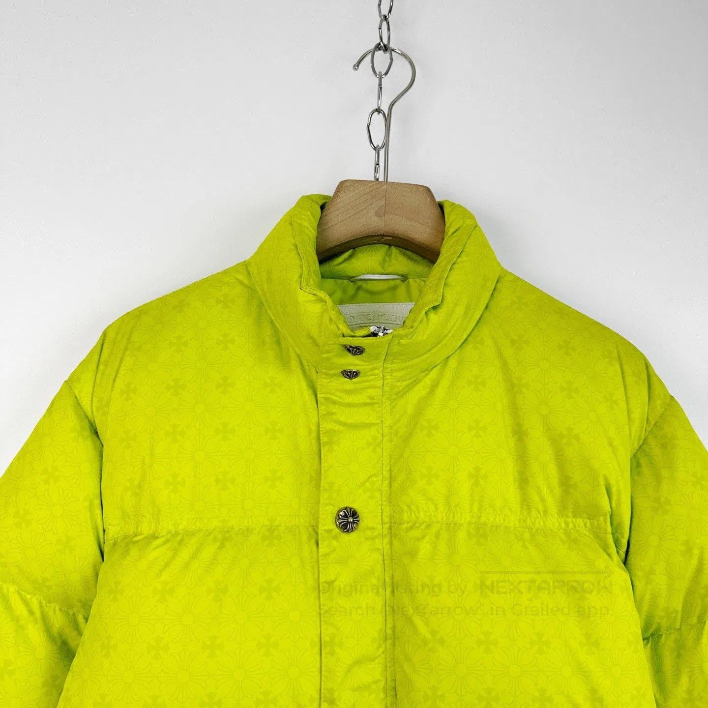 Chrome Hearts Chrome Hearts Fluorescent Green Down Jacket. Size US S / EU 44-46 / 1 - 4 Thumbnail