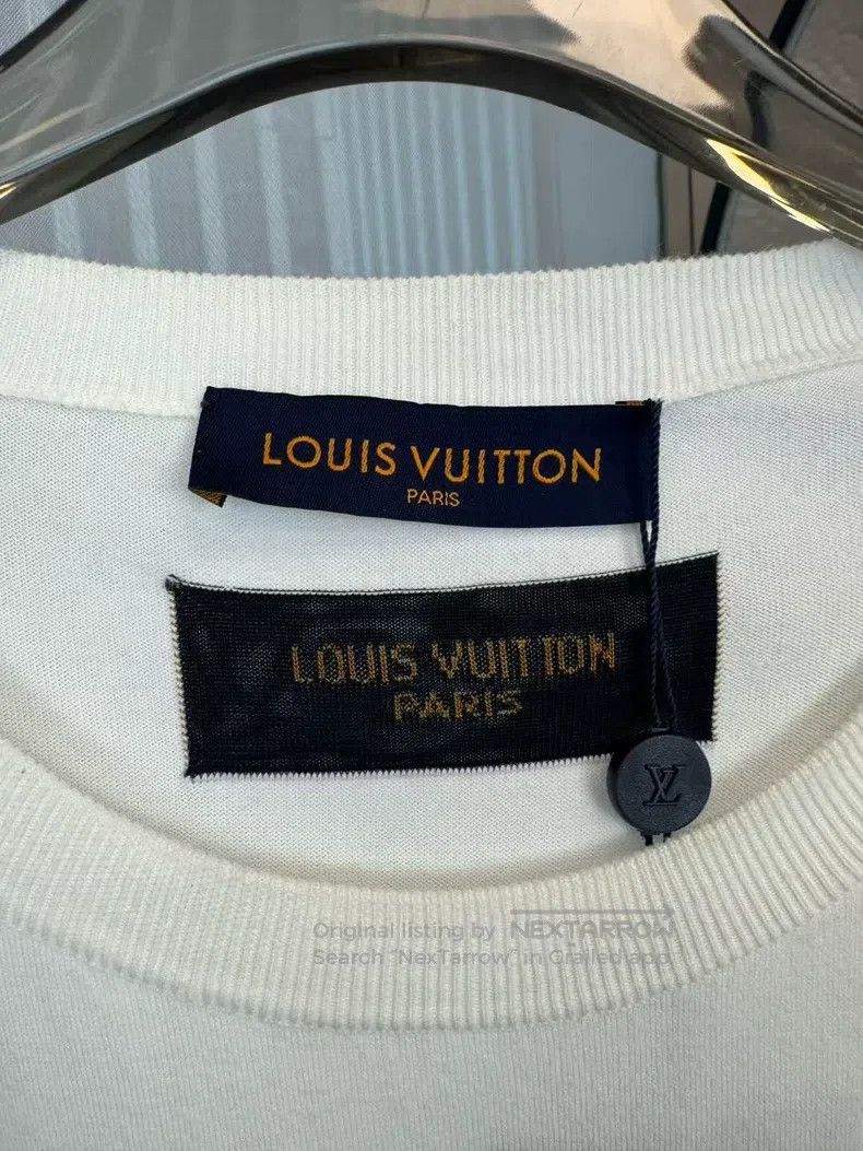 Louis Vuitton Louis Vuitton White and green knitted short sleeve Size US XXL / EU 58 / 5 - 3 Thumbnail
