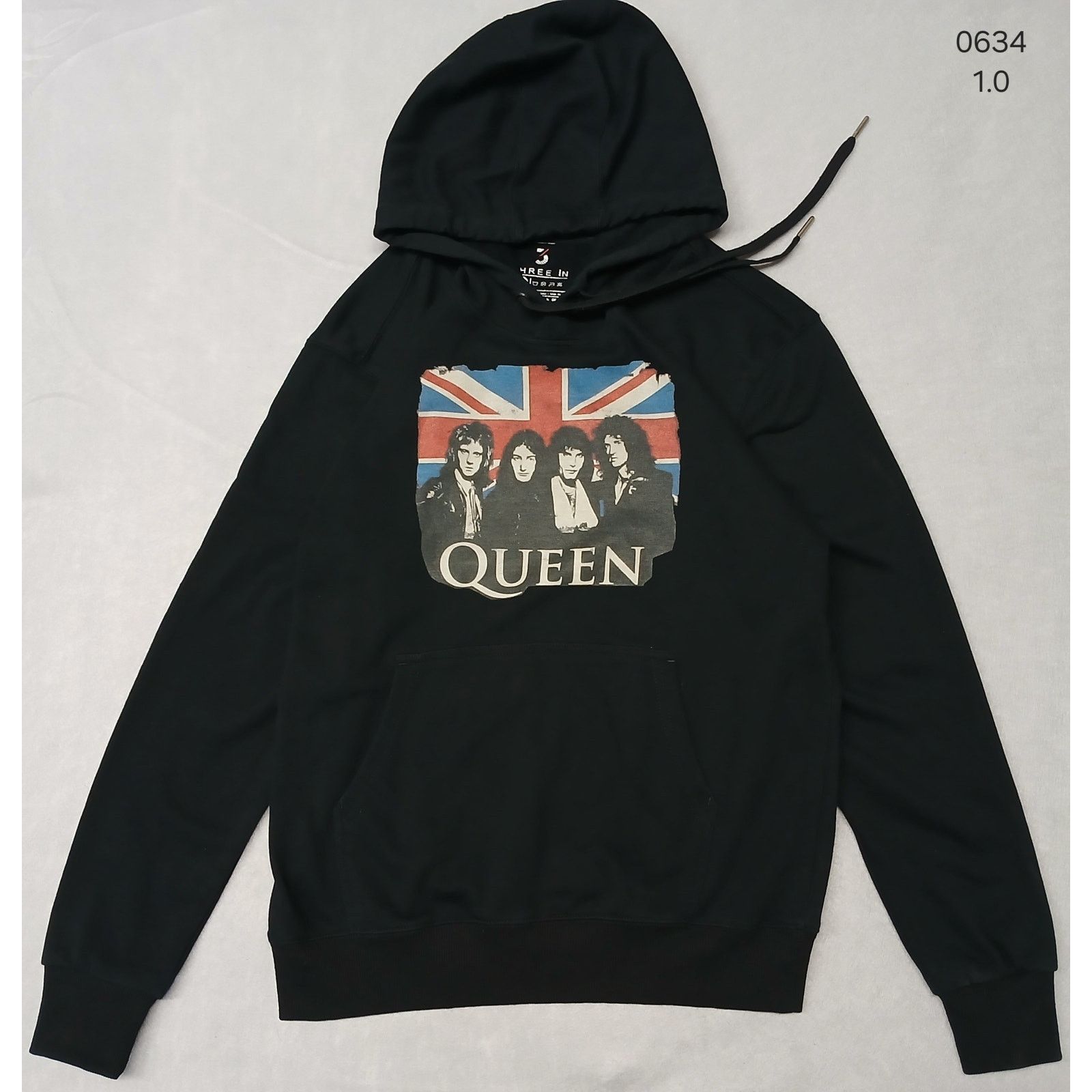 Other Three In (Medium) Black Women's Pullover Hoodie Size M / US 6-8 / IT 42-44 - 1 Thumbnail