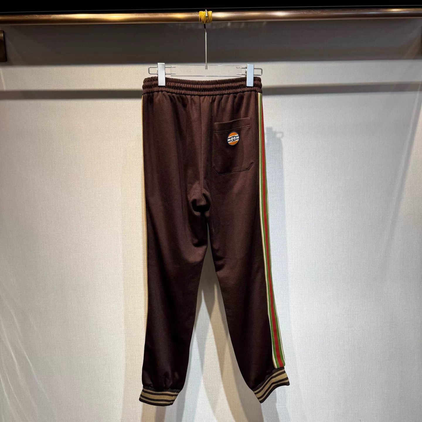 Gucci Gucci Brown Side Web Track Pants Size S Size US 30 / EU 46 - 2 Thumbnail