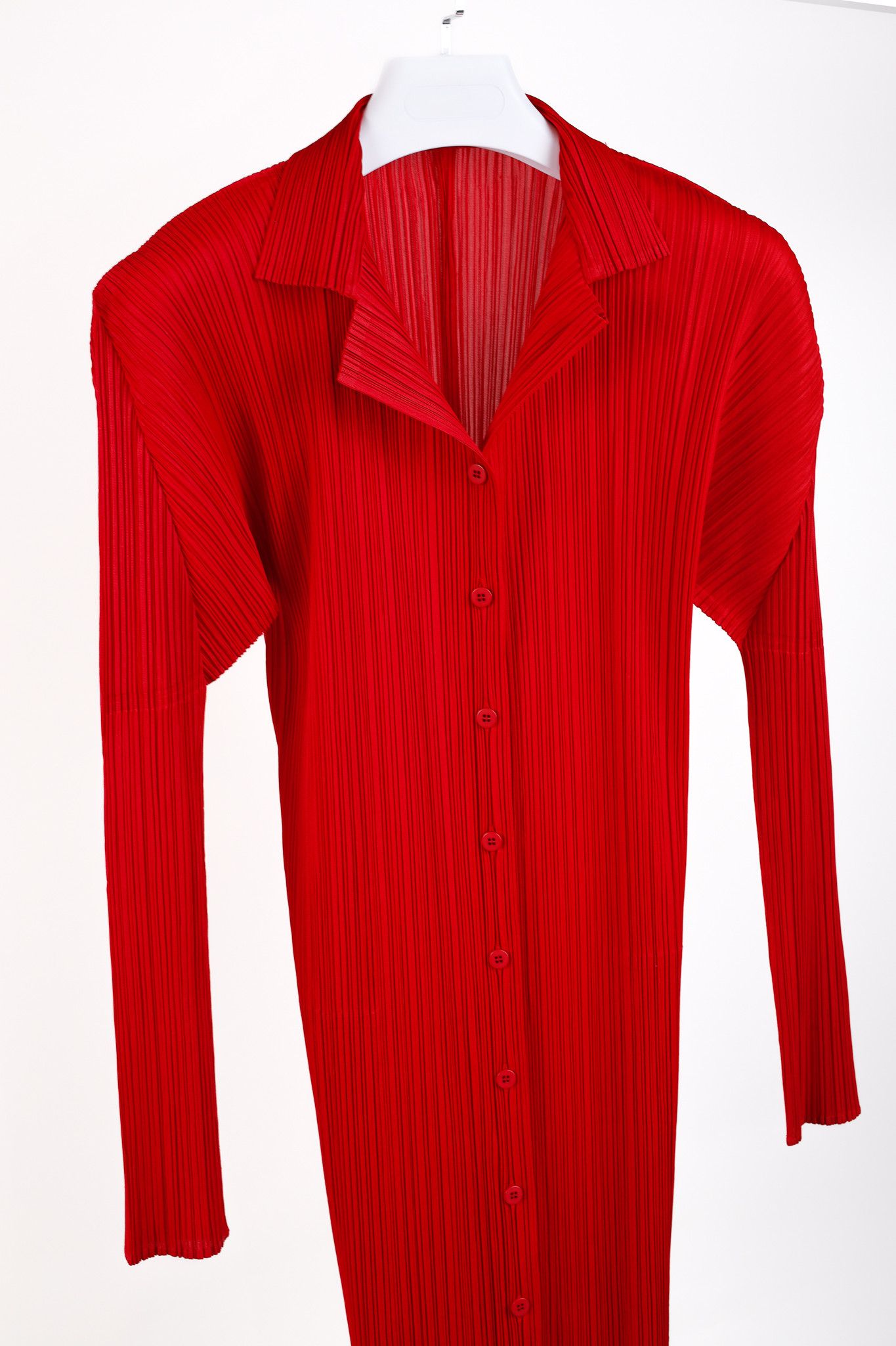 Pleats Please Issey Miyake Issey Miyake Pleats Please Pleated Long Buttoned Shirt Dress Size M / US 6-8 / IT 42-44 - 3 Thumbnail