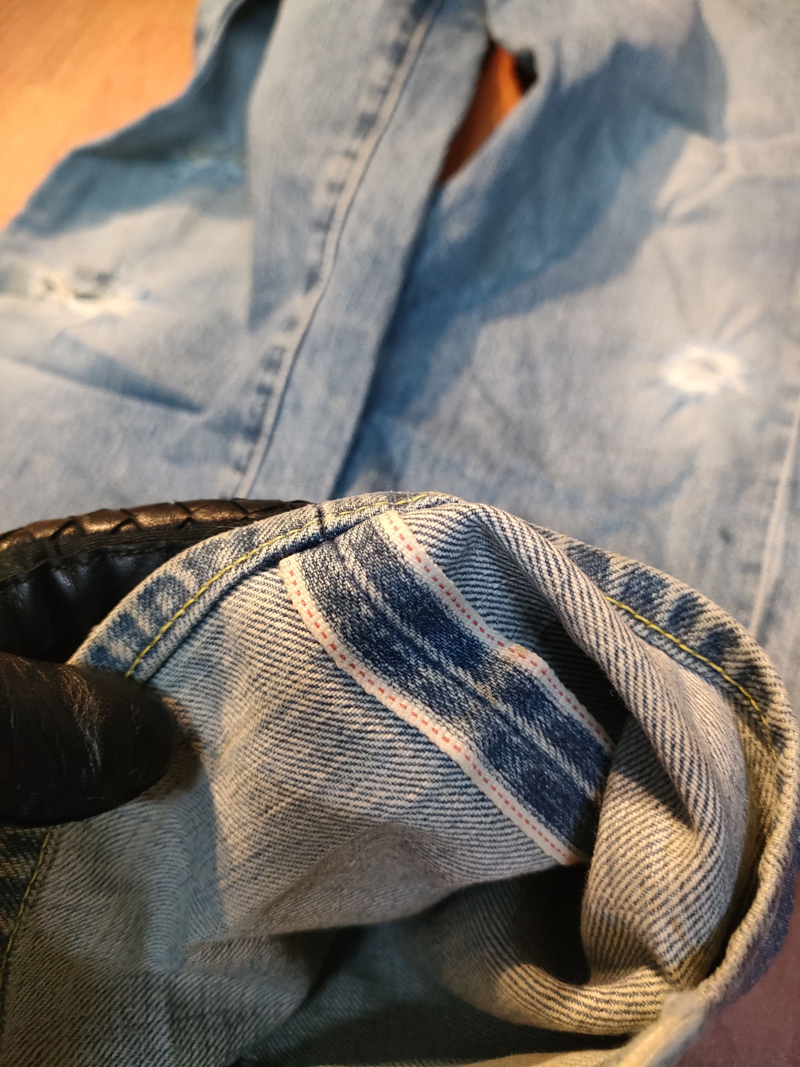Levi's Vintage Clothing × Vintage Vintage Distressed Levi's 503B Selvedge Jeans Size US 28 / EU 44 - 5 Thumbnail