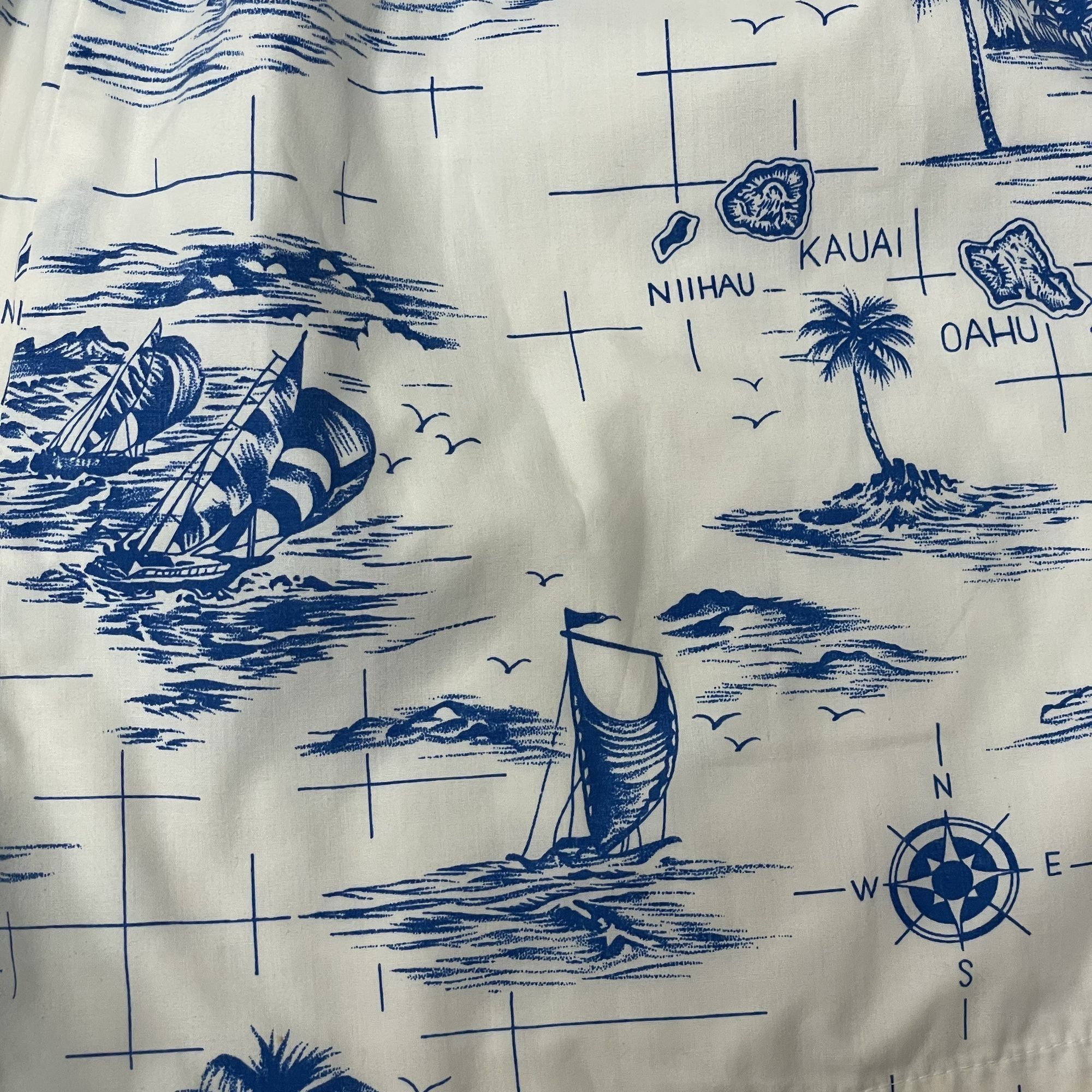 Other Vtg New Horizon HAWAIIAN TROPICAL Hawaii Islands Swim Trunks Size US 31 - 4 Thumbnail