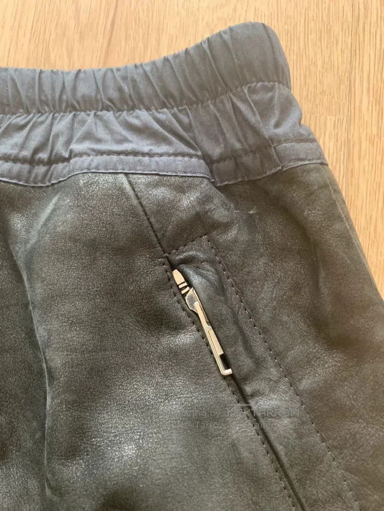Rick Owens Rick Owens Leather Shorts Size 50. Size US 32 / EU 48 - 5 Thumbnail