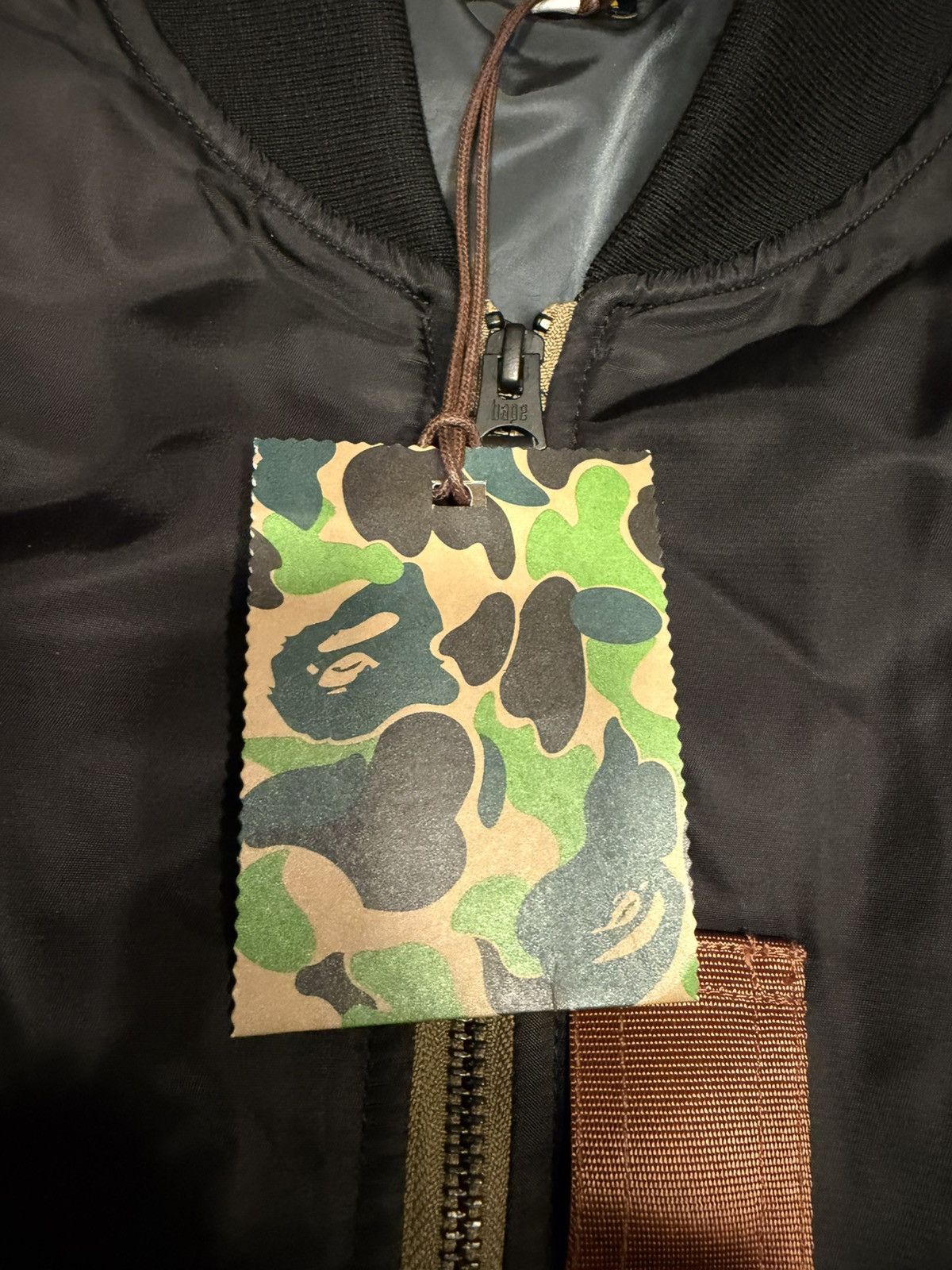 Bape Bape shark jacket ma-1 black Size US XL / EU 56 / 4 - 4 Thumbnail