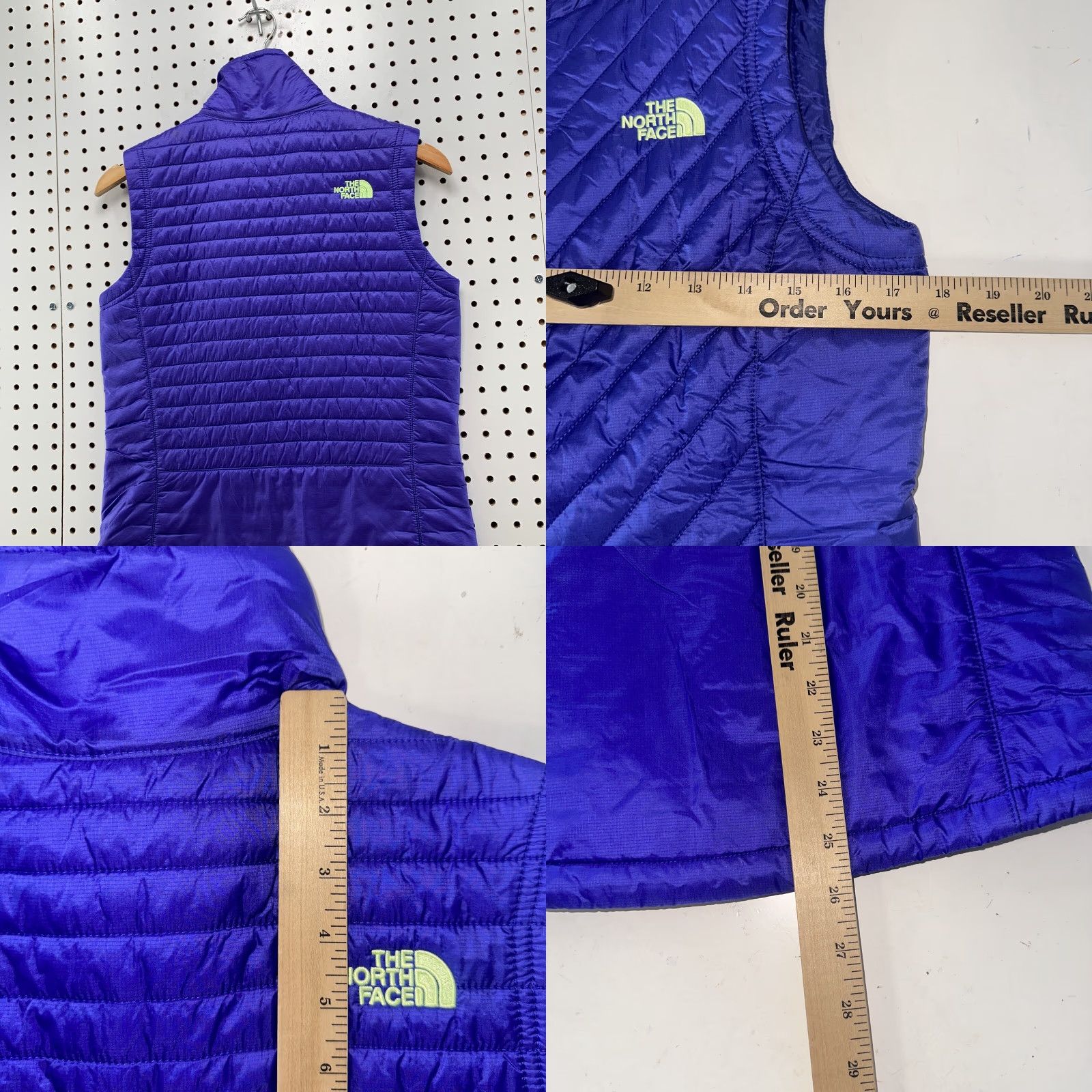 The North Face The North Face Puffer Vest Jacket Womens Small Purple Quilted 17.5x26 Blue | The North Face Quilted Vest Jacket Womens Small Purple Blue 17.5x26 Size S / US 4 / IT 40 - 9 Thumbnail