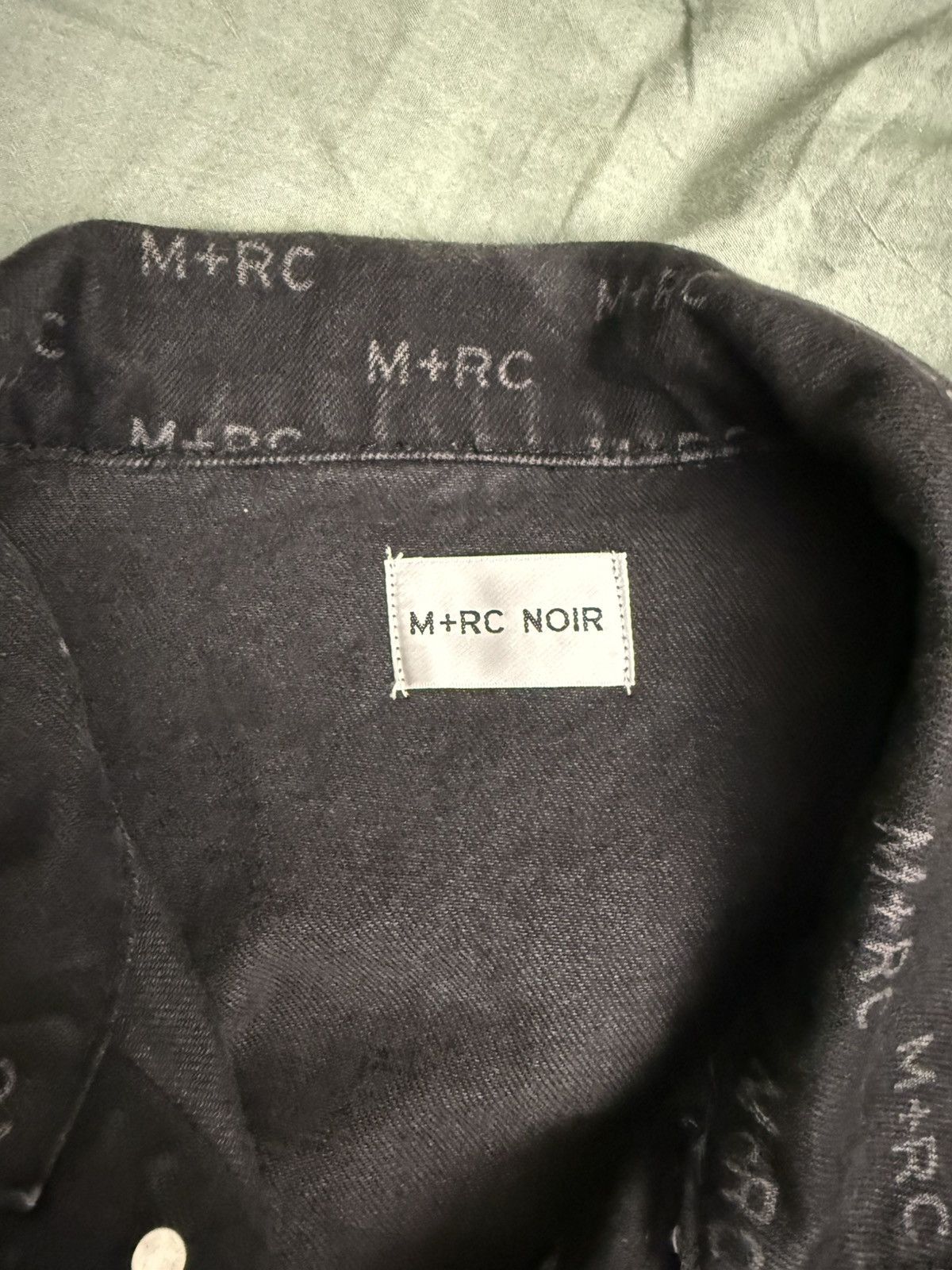 M+Rc Noir M+RC All over print Denim Jacket Size US XL / EU 56 / 4 - 2 Thumbnail
