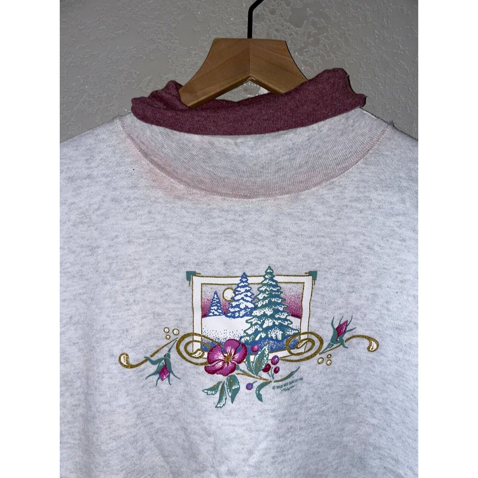 Vintage Vintage Gray Sweatshirt HL Miller Winter Crewneck 90s VTG L Size US L / EU 52-54 / 3 - 2 Thumbnail