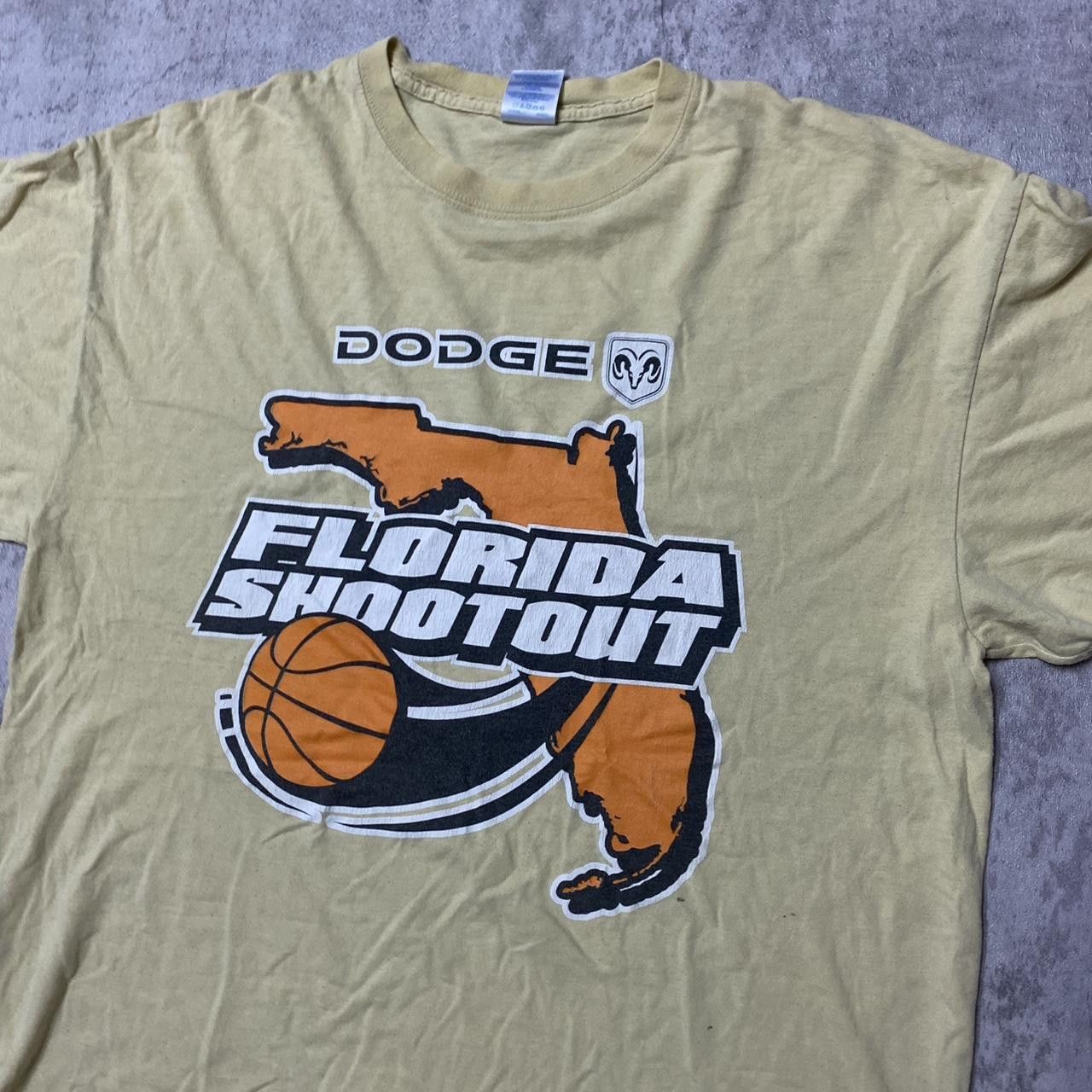 Gildan Yellow Dodge Florida Shootout basketball tee basketball Size US XL / EU 56 / 4 - 2 Thumbnail