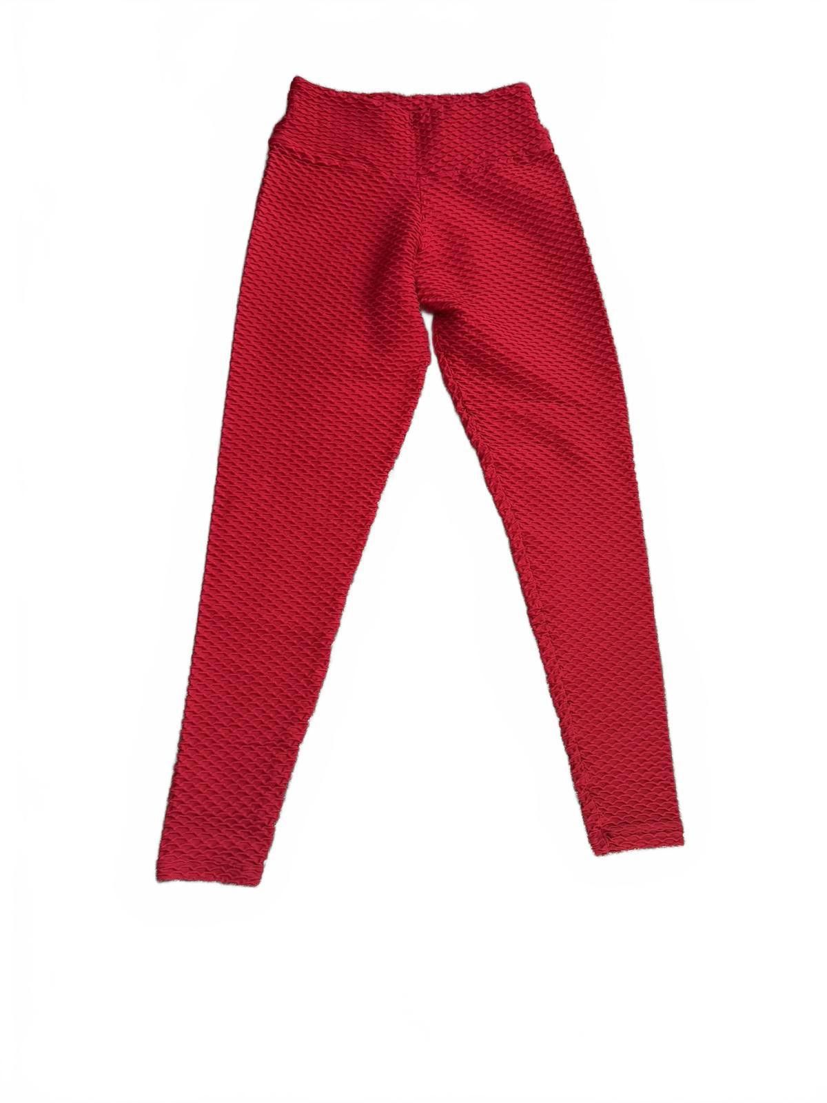 Other Booty By Brabants Croco Skin High-Waisted Leggings OS Red Size 30" / US 8 / IT 44 - 4 Thumbnail
