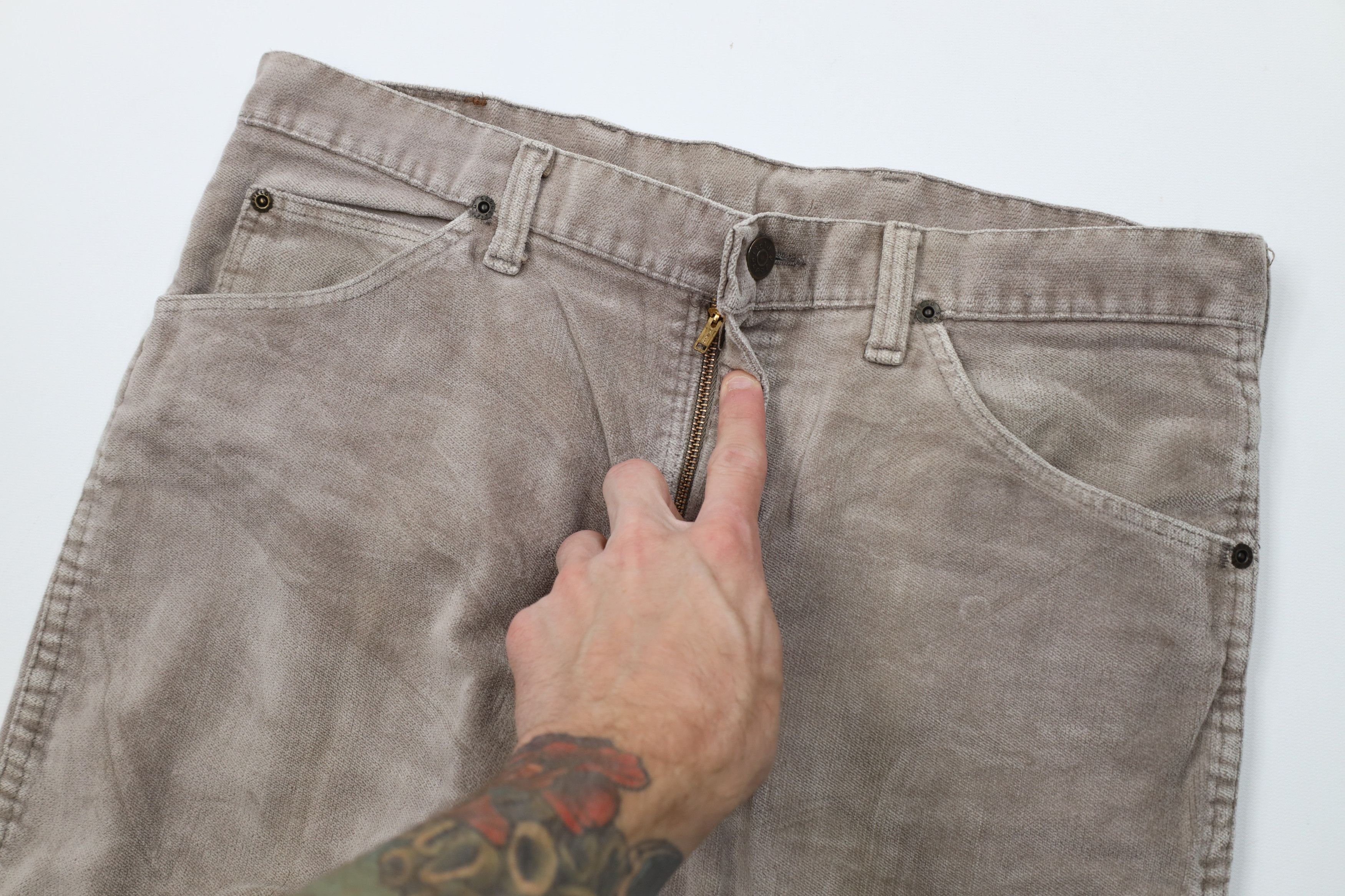 Vintage Vintage 70s Streetwear Cloth Wide Leg Chino Pants USA Size US 34 / EU 50 - 9 Thumbnail