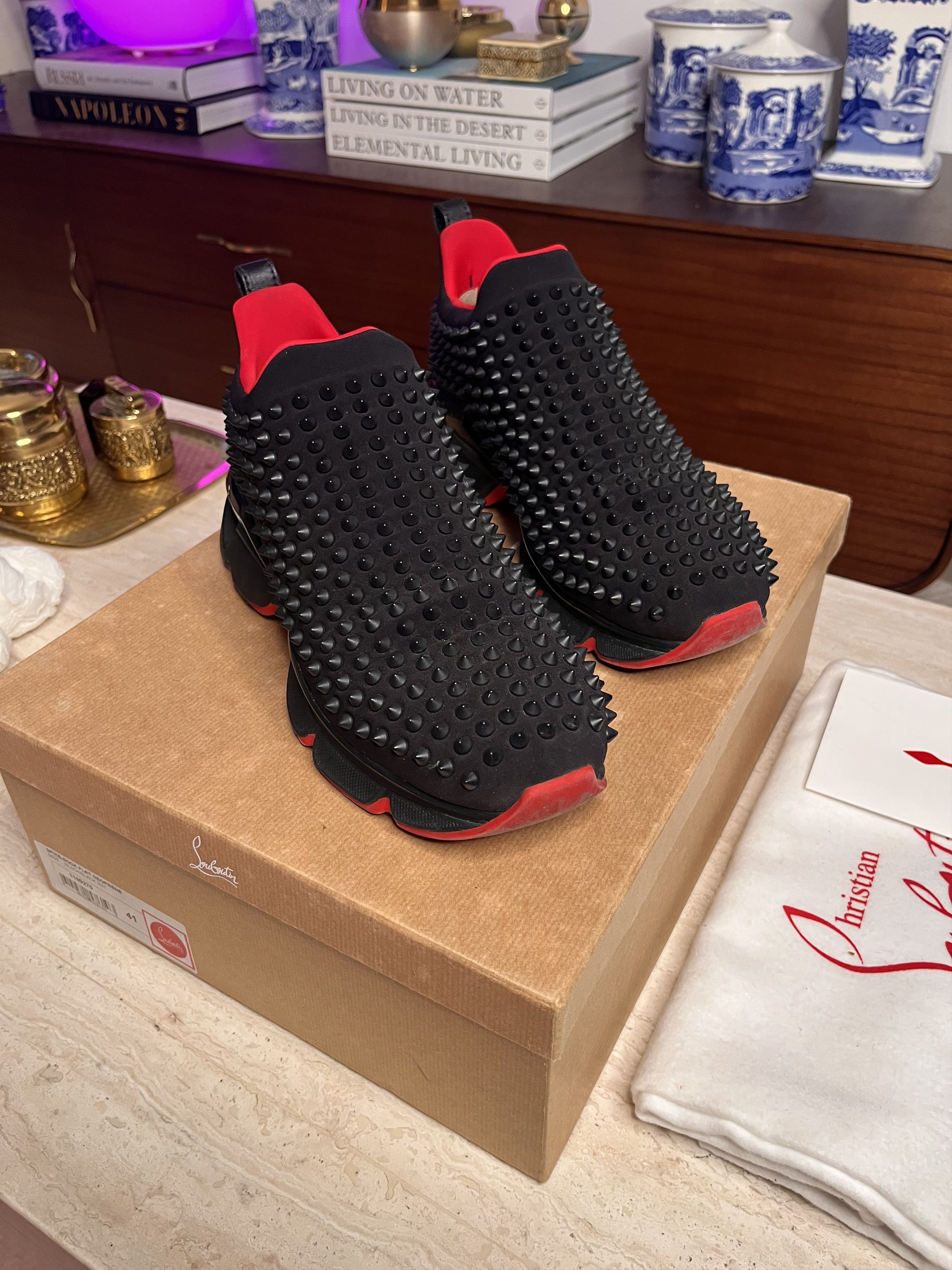 Christian Louboutin Christian Louboutin Spike Sock Runner Size US 8 / EU 41 - 6 Thumbnail