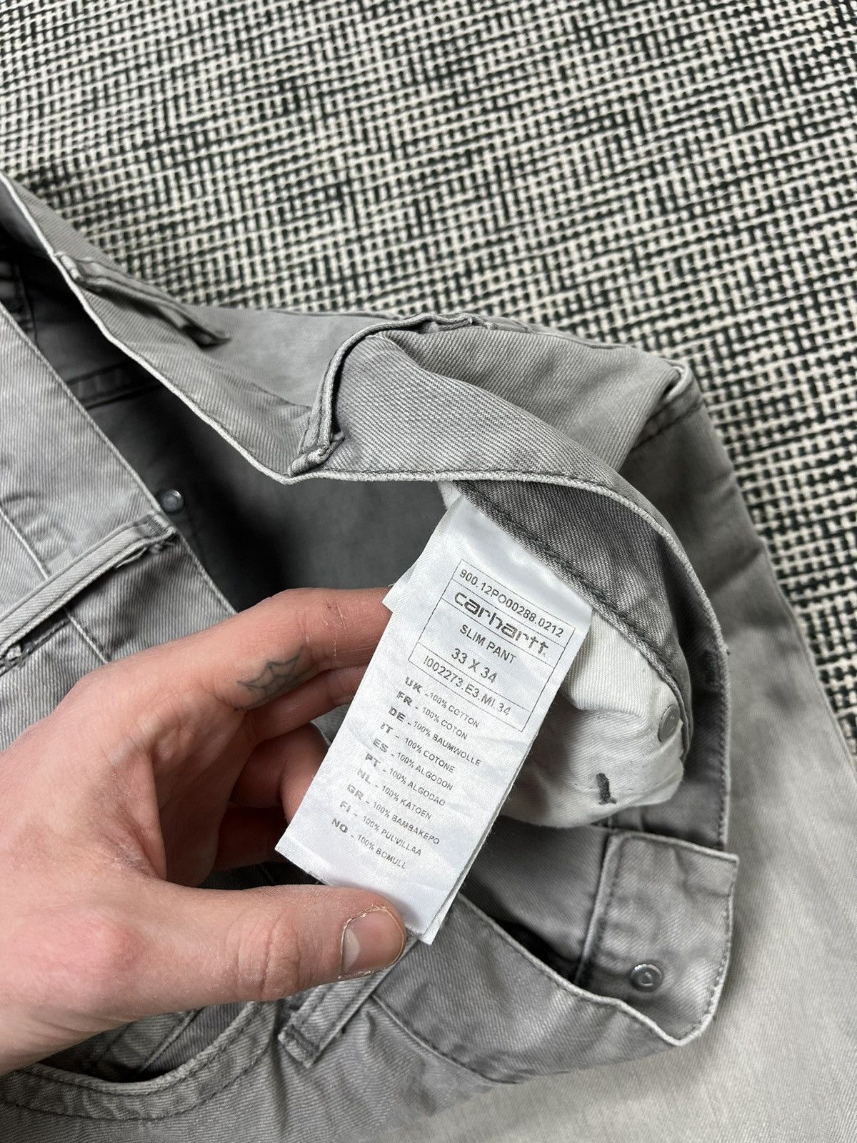 Carhartt Carhartt slim pant faded casual essential trousers Size US 34 / EU 50 - 4 Thumbnail