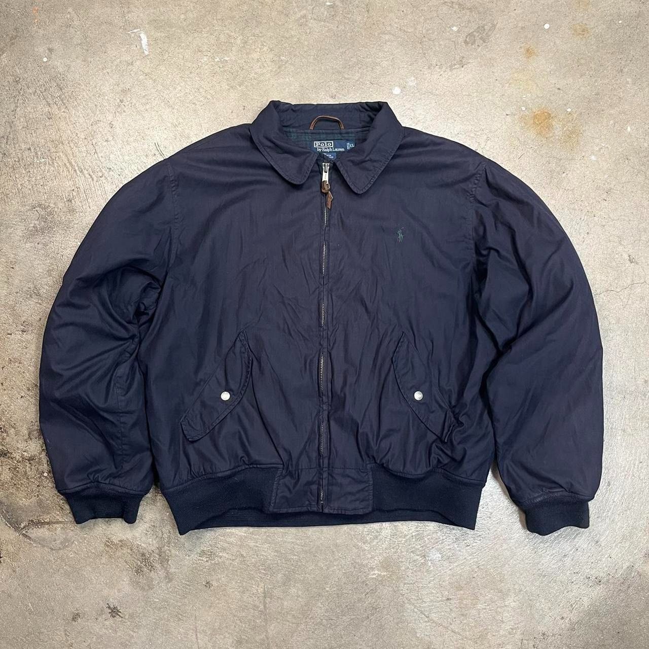 Ralph Lauren ラルフローレン　vintage ボンバージャケットXL POLO RALPH LAUREN（ポロ ラルフ ローレン）の「レザー ボンバー