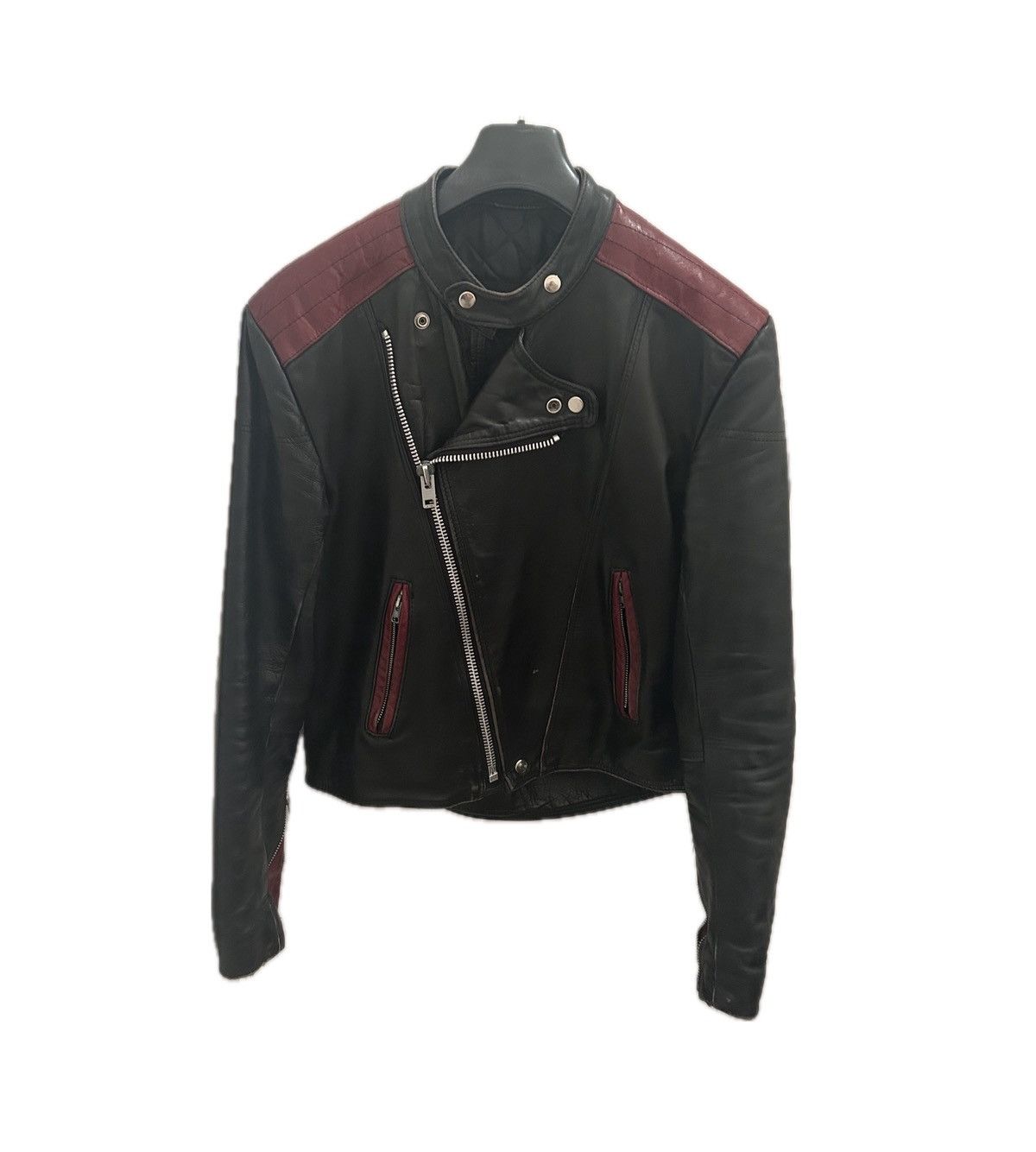 Other Vintage Leather Biker Jacket ENGLAND Size US S / EU 44-46 / 1 - 1 Thumbnail