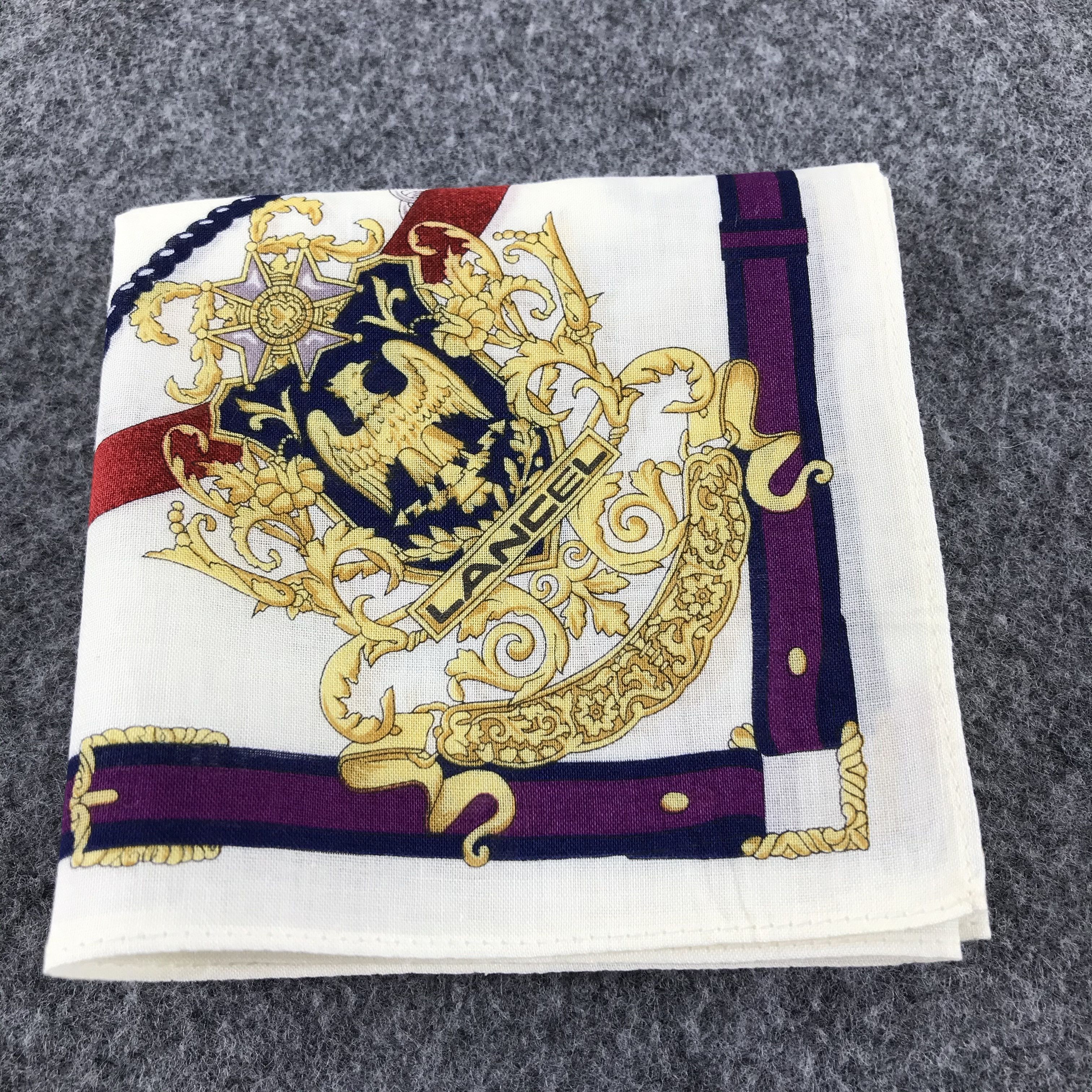Lancel Lancel Luxury Handkerchief Neckerchief Bandana SCT075 Size ONE SIZE - 6 Thumbnail