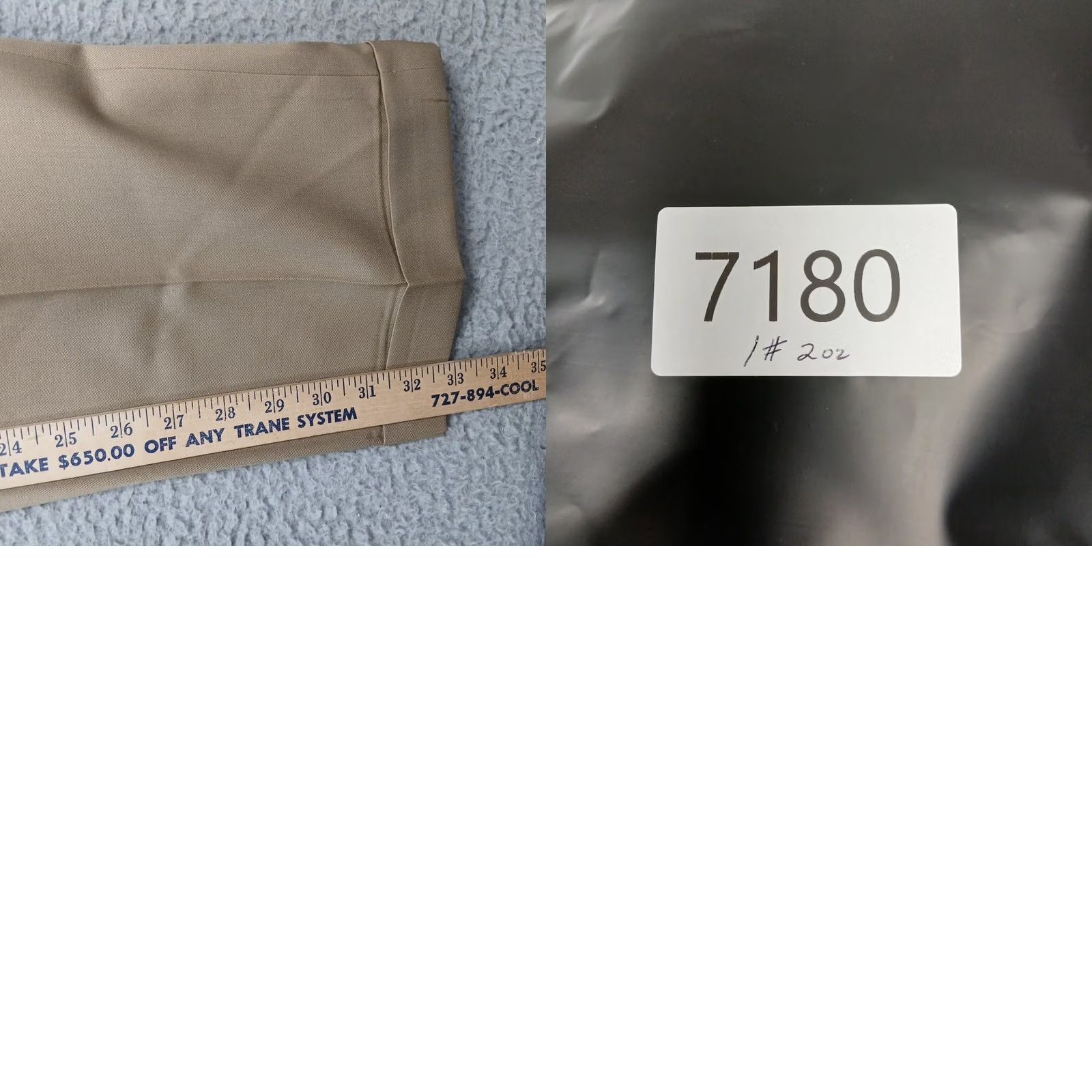 Nordstrom Britches Mens Dress Pants Khaki Wool 36R Pleated Tailored Nordstrom Size US 36 / EU 52 - 8 Thumbnail