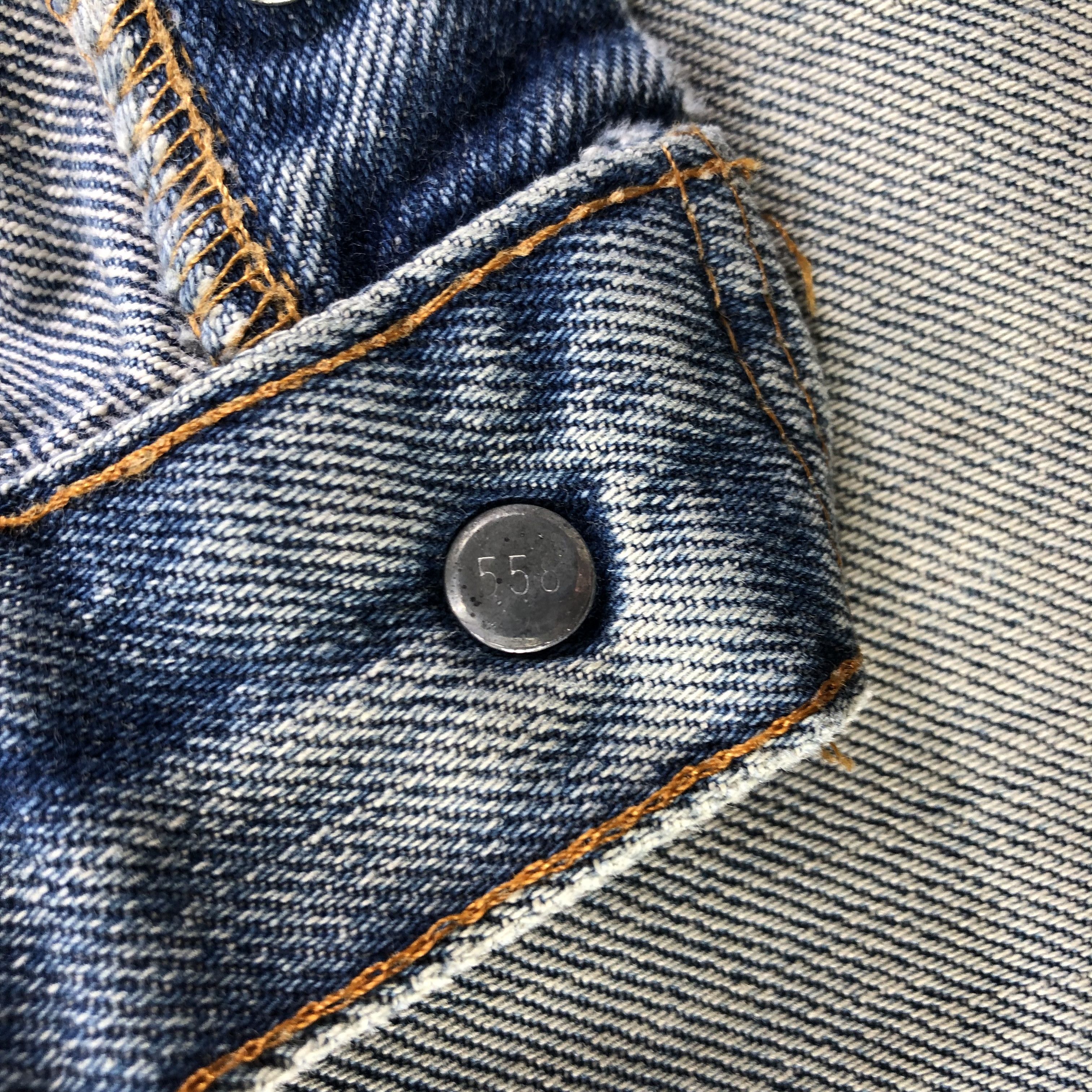 Levi's Vintage Levis 501 Jeans Faded Blue Denim KJ2300 Size US 31 - 10 Thumbnail