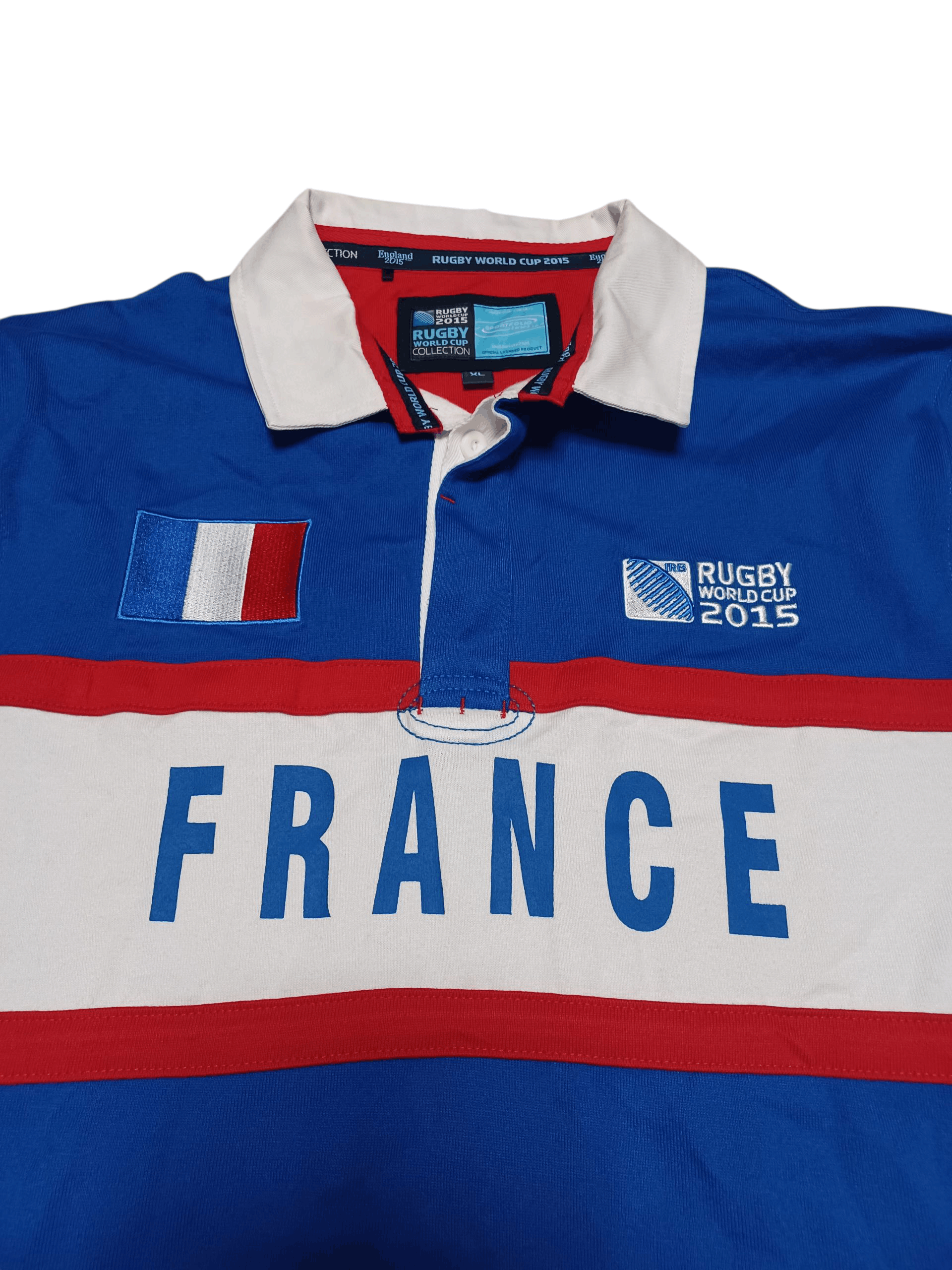 Canterbury of New Zealand FRANCE CHIEF KEEF CANTERBERY RUGBY WORLD CUP 2015 POLO Size US XL / EU 56 / 4 - 2 Thumbnail